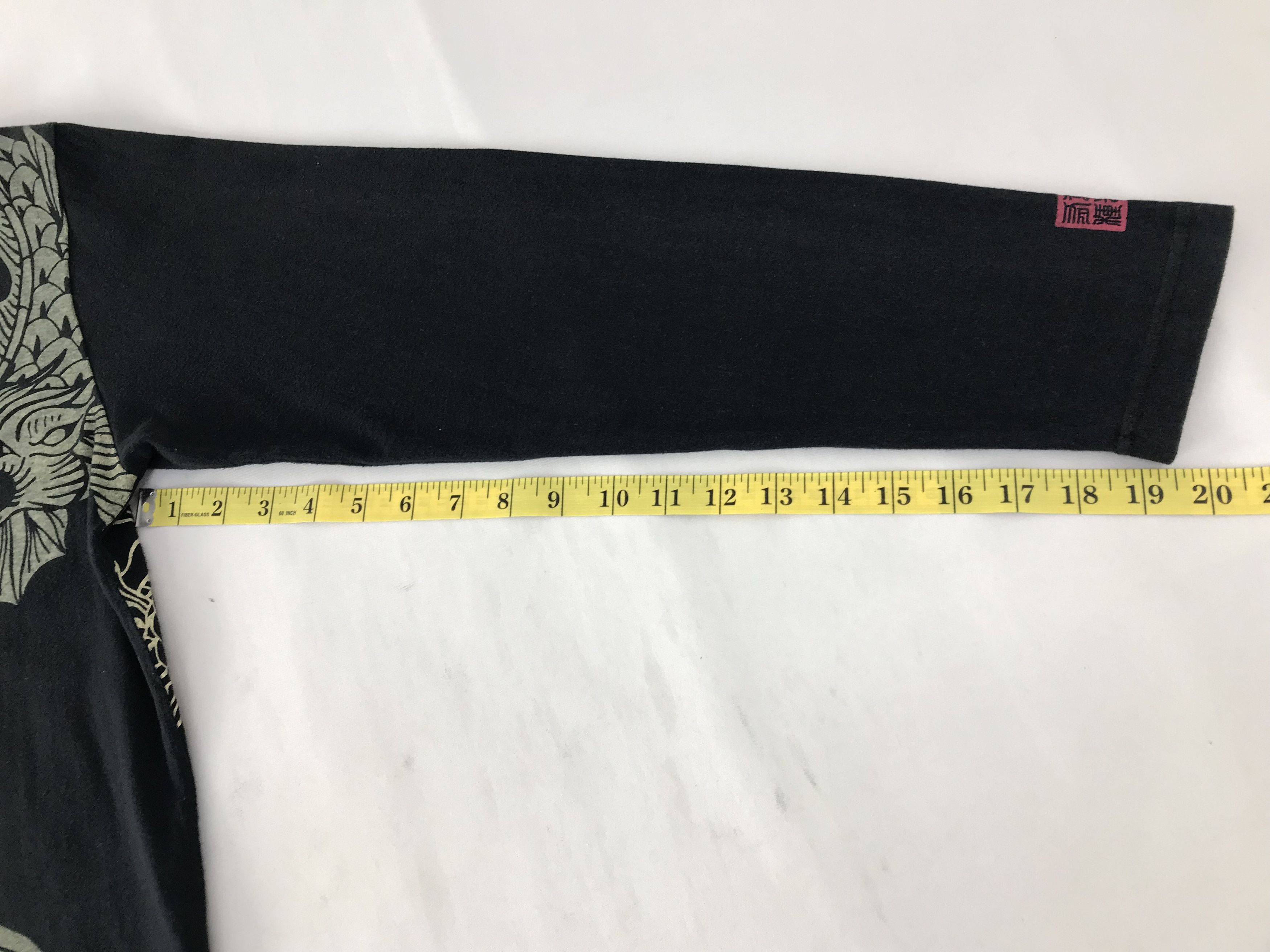 Japanese Brand Generate Printed Fish Dragon Big Logo Design Long Sleeve Size US M / EU 48-50 / 2 - 13 Thumbnail