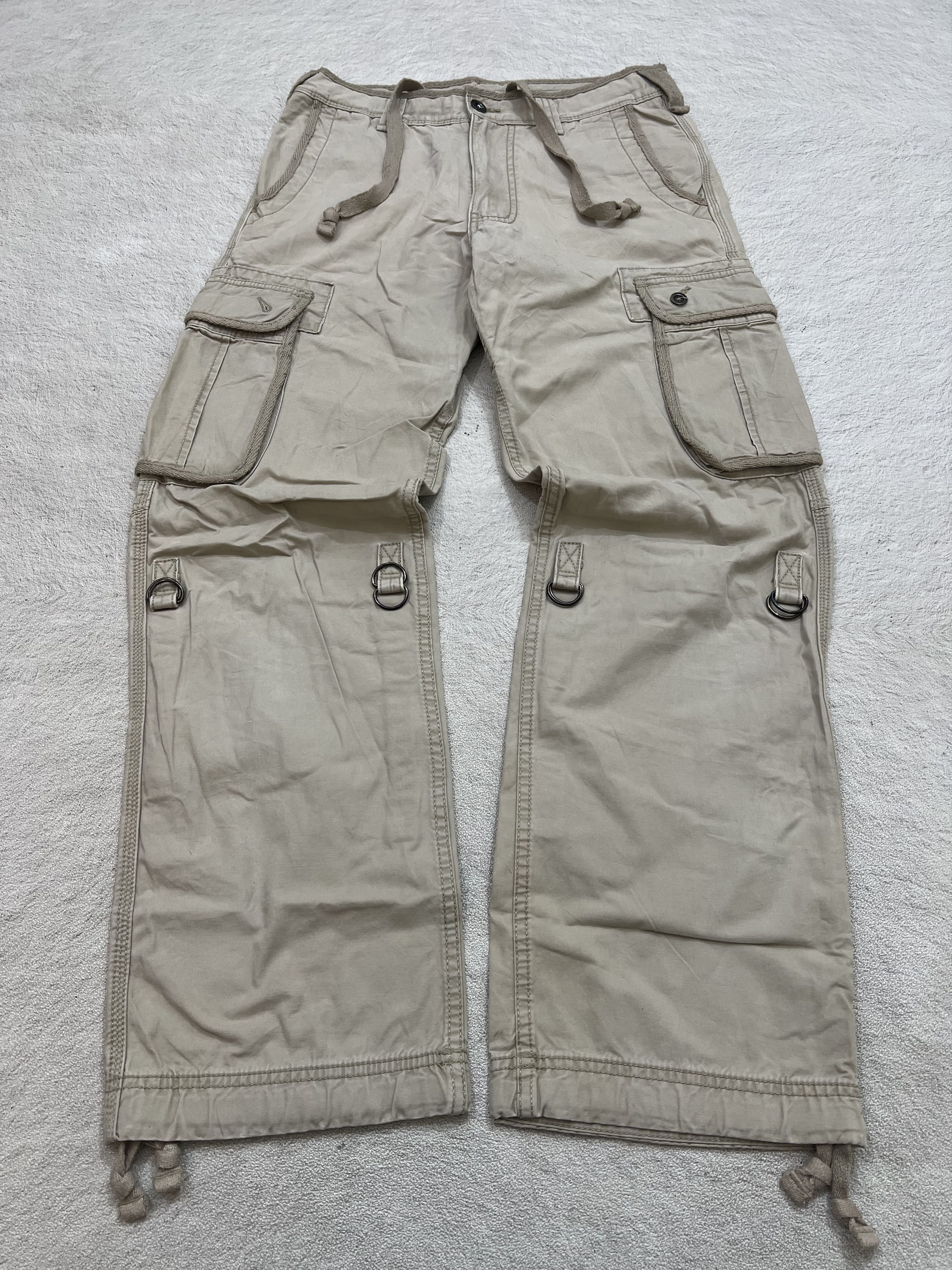 Japanese Brand 2000s Hysteric Junya Y's Tornado Baggy Cargo y2k Lgb Ifsix Size US 30 / EU 46 - 1 Thumbnail
