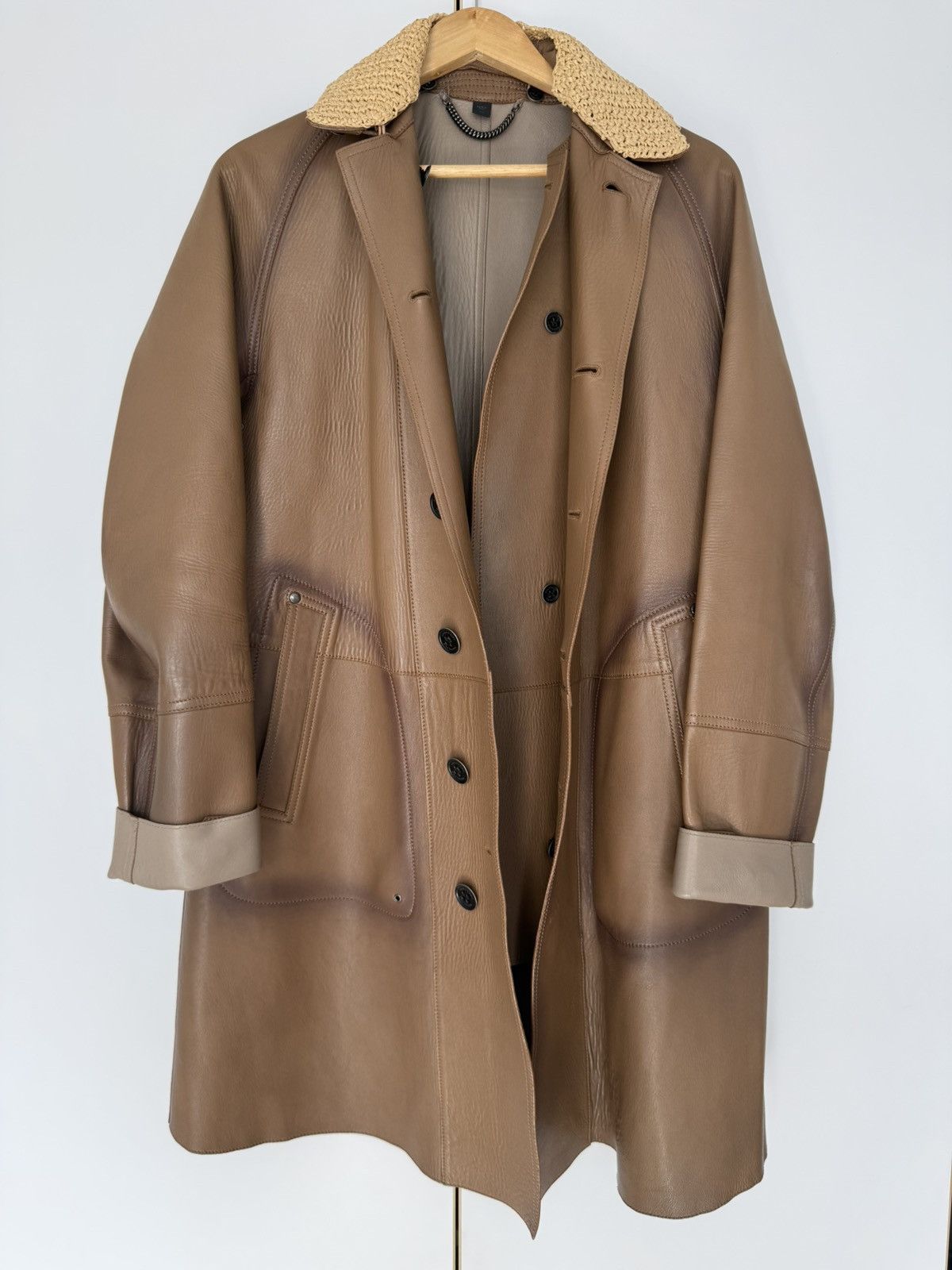 Burberry Prorsum Burberry Prorsum Lambskin Coat Size M / US 6-8 / IT 42-44 - 1 Thumbnail