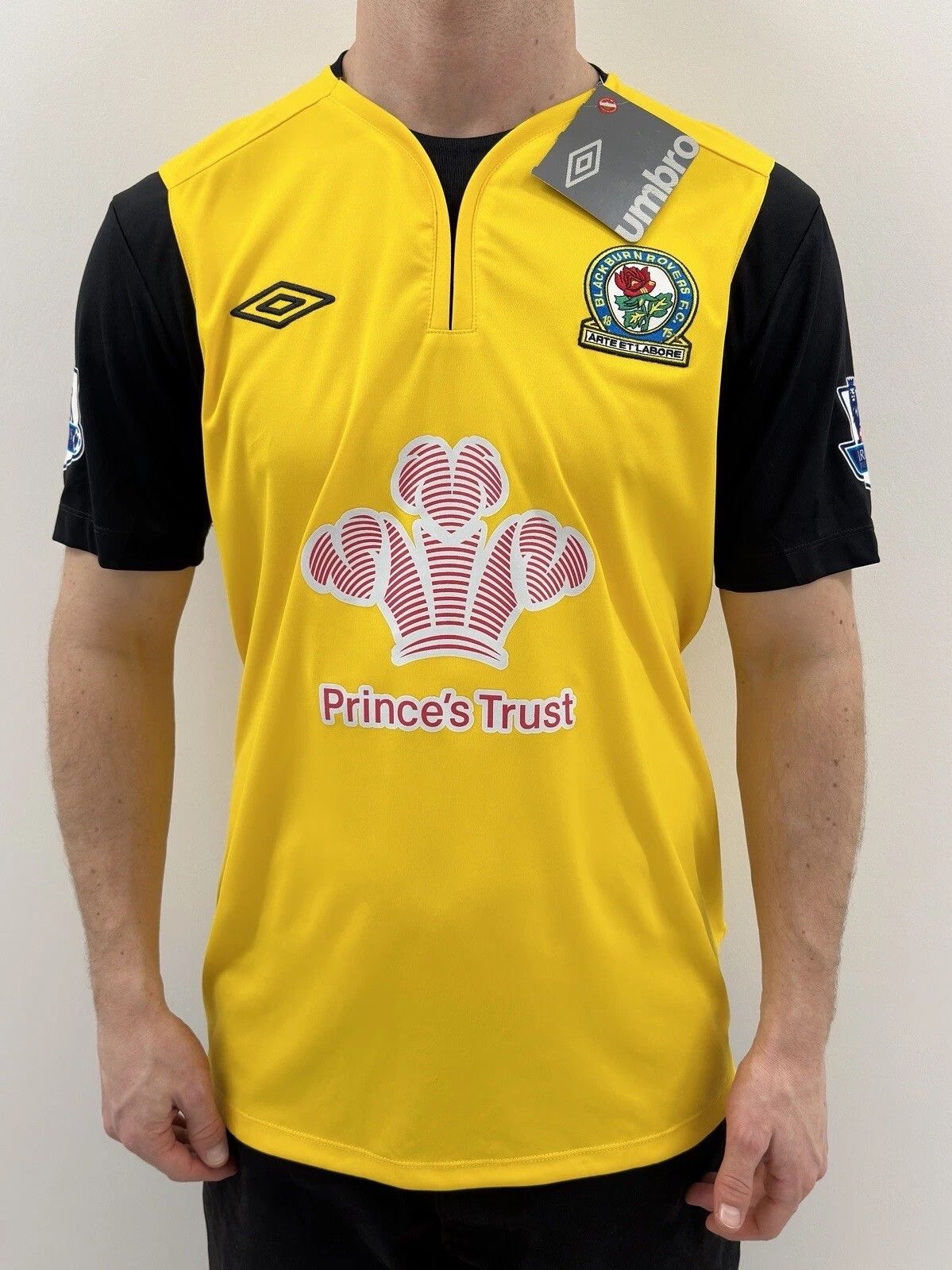BLACKBURN ROVERS 2011 2012 AWAY SOCCER JERSEY HOILLET