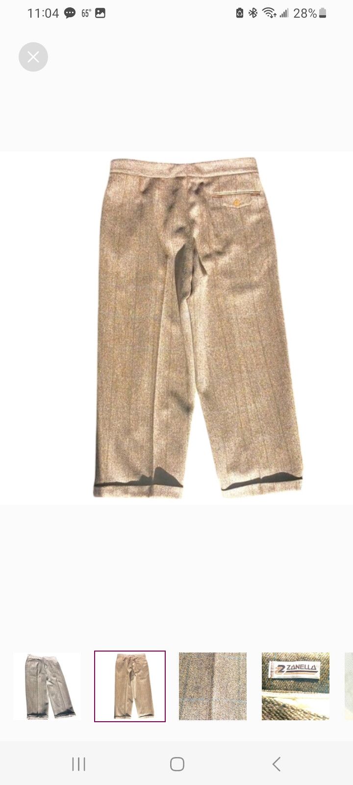 Zanella Zanella Pure Wool Pants Size US 32 / EU 48 - 3 Thumbnail