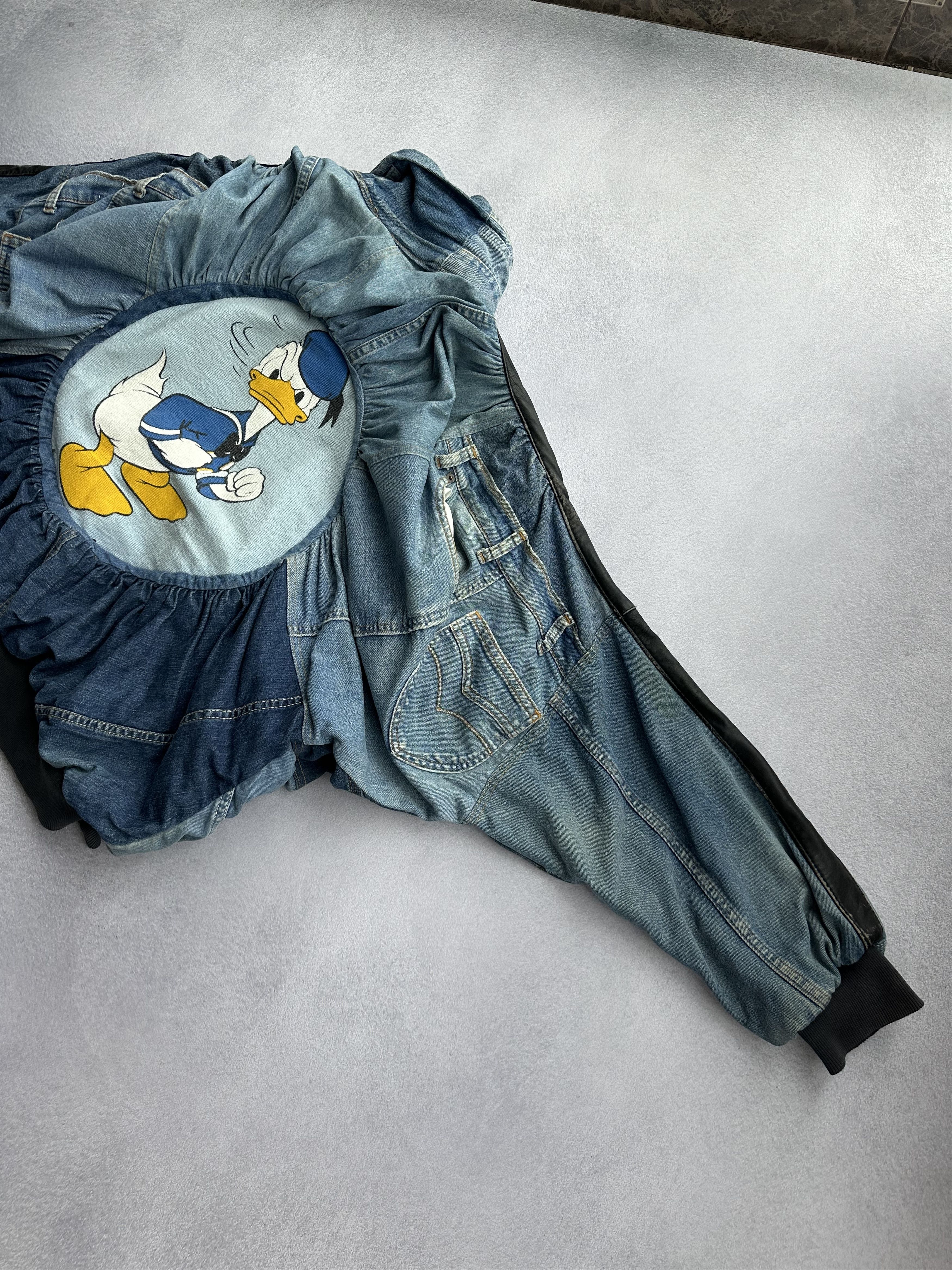 Disney × Undercover Disney DonaldDuck 90s PatchWork Levi’s Denim Handmade Jacket Size US L / EU 52-54 / 3 - 6 Thumbnail