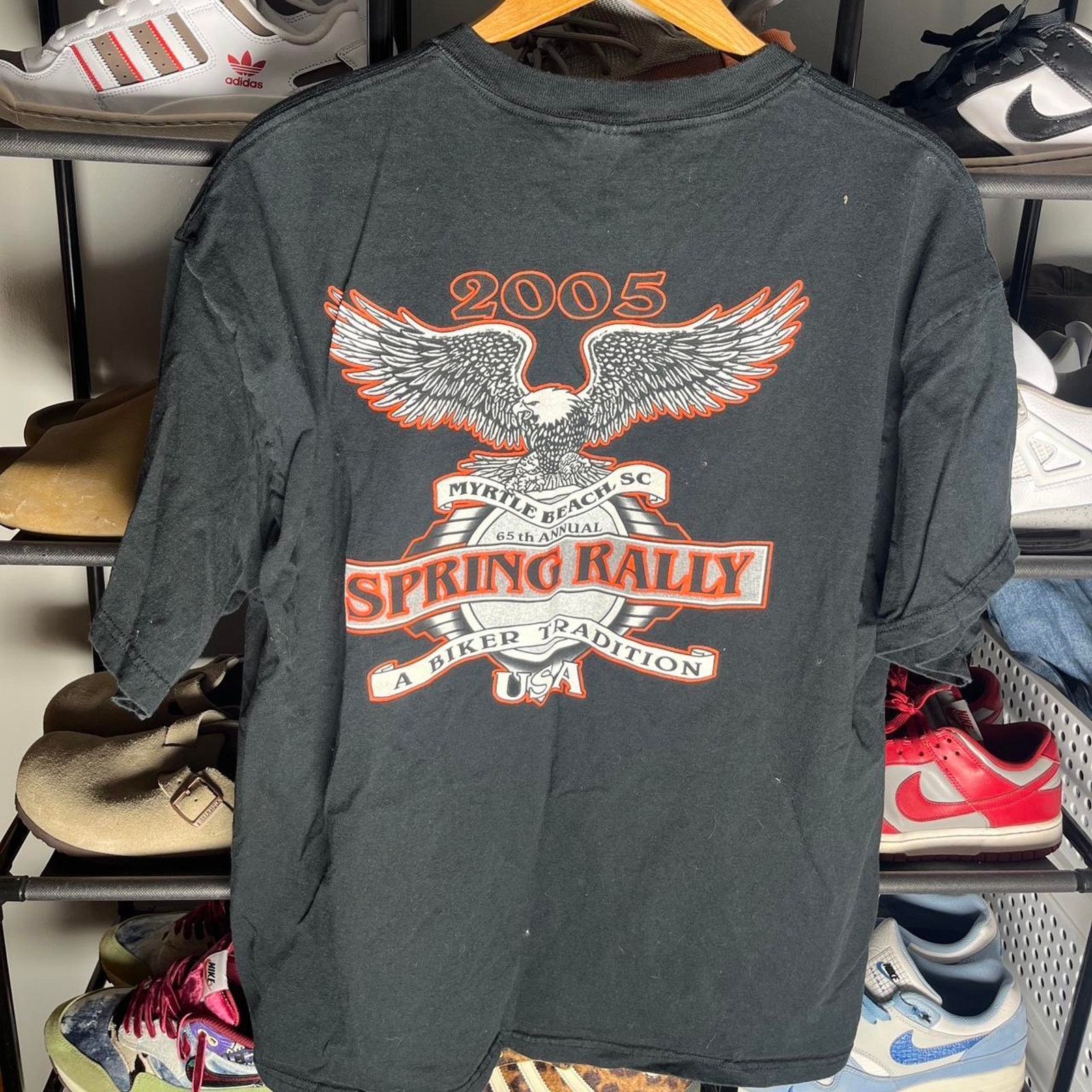 Harley Davidson Y2k 2005 Myrtle Beach Motorcycle Rally Shirt Size US XL / EU 56 / 4 - 3 Thumbnail
