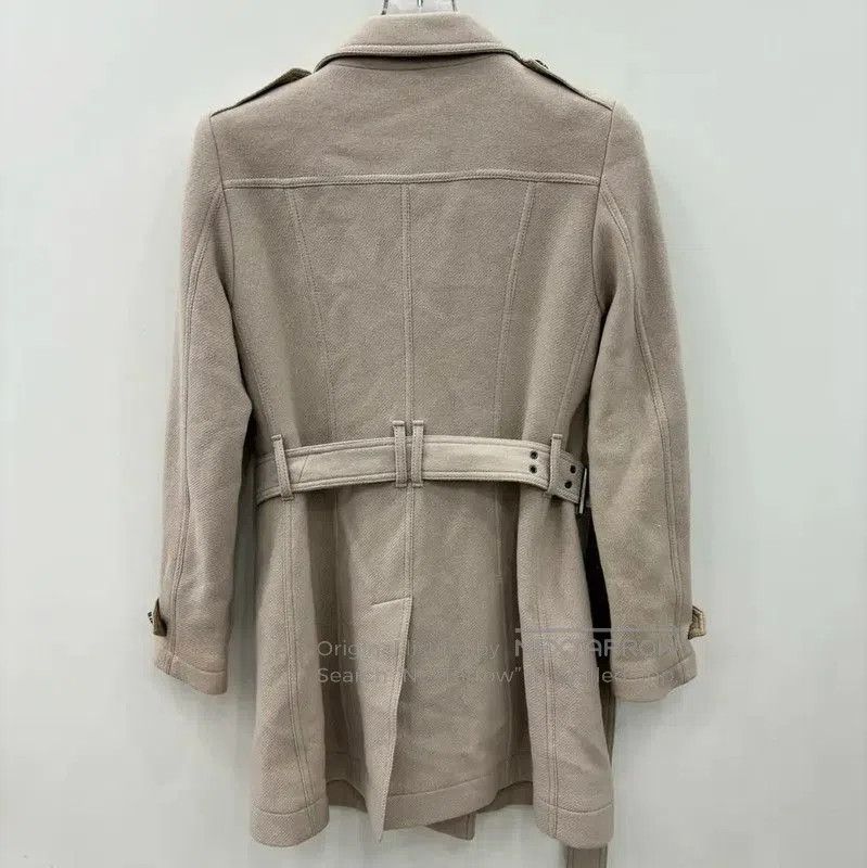 Burberry Burberry Women’s Khaki Cotton Coat for Spring. Size S / US 4 / IT 40 - 3 Thumbnail