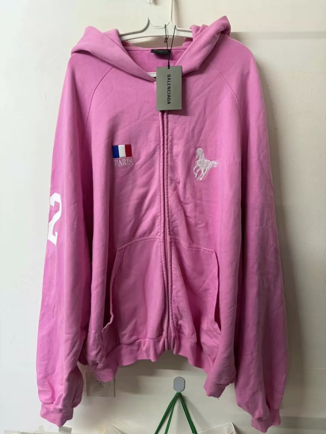 Balenciaga Balenciaga Pink War Horse Coat Size US XL / EU 56 / 4 - 1 Thumbnail