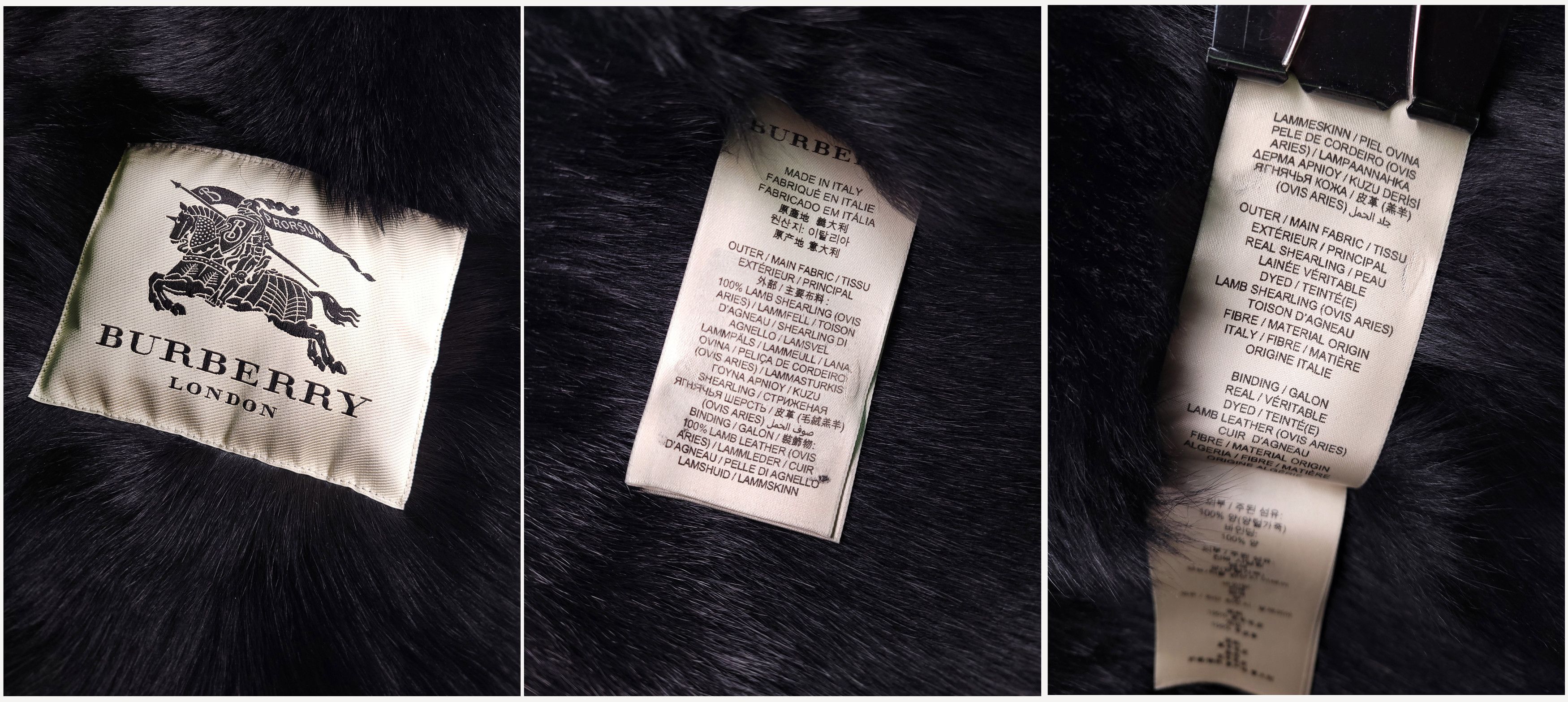 Burberry BURBERRY LONDON _ HELMINGTON WRAP _FUR_ LAMB SHEARLING Size M / US 6-8 / IT 42-44 - 9 Thumbnail