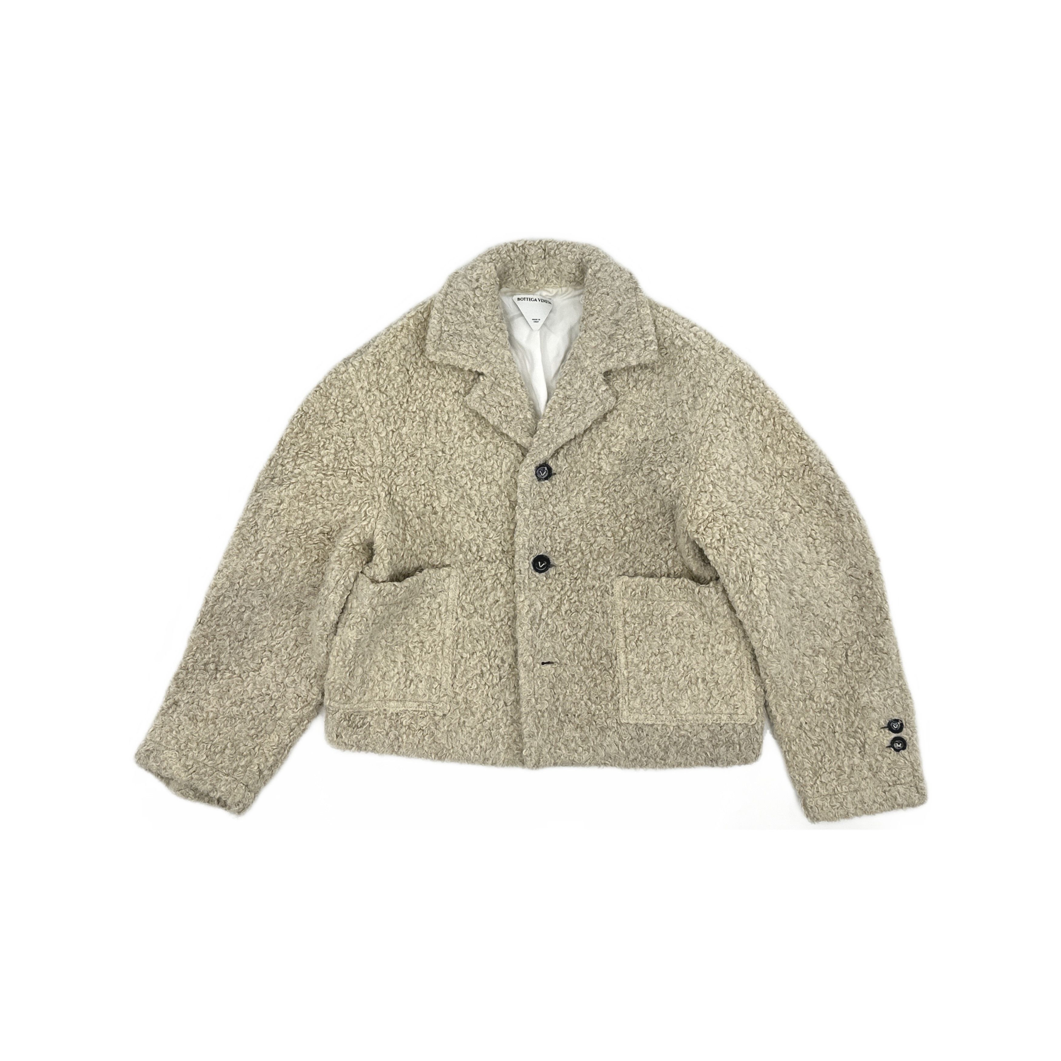 Bottega Veneta Bottega Veneta Alpaca Blend Jacket Size 36 Size XS / US 0-2 / IT 36-38 - 1 Thumbnail