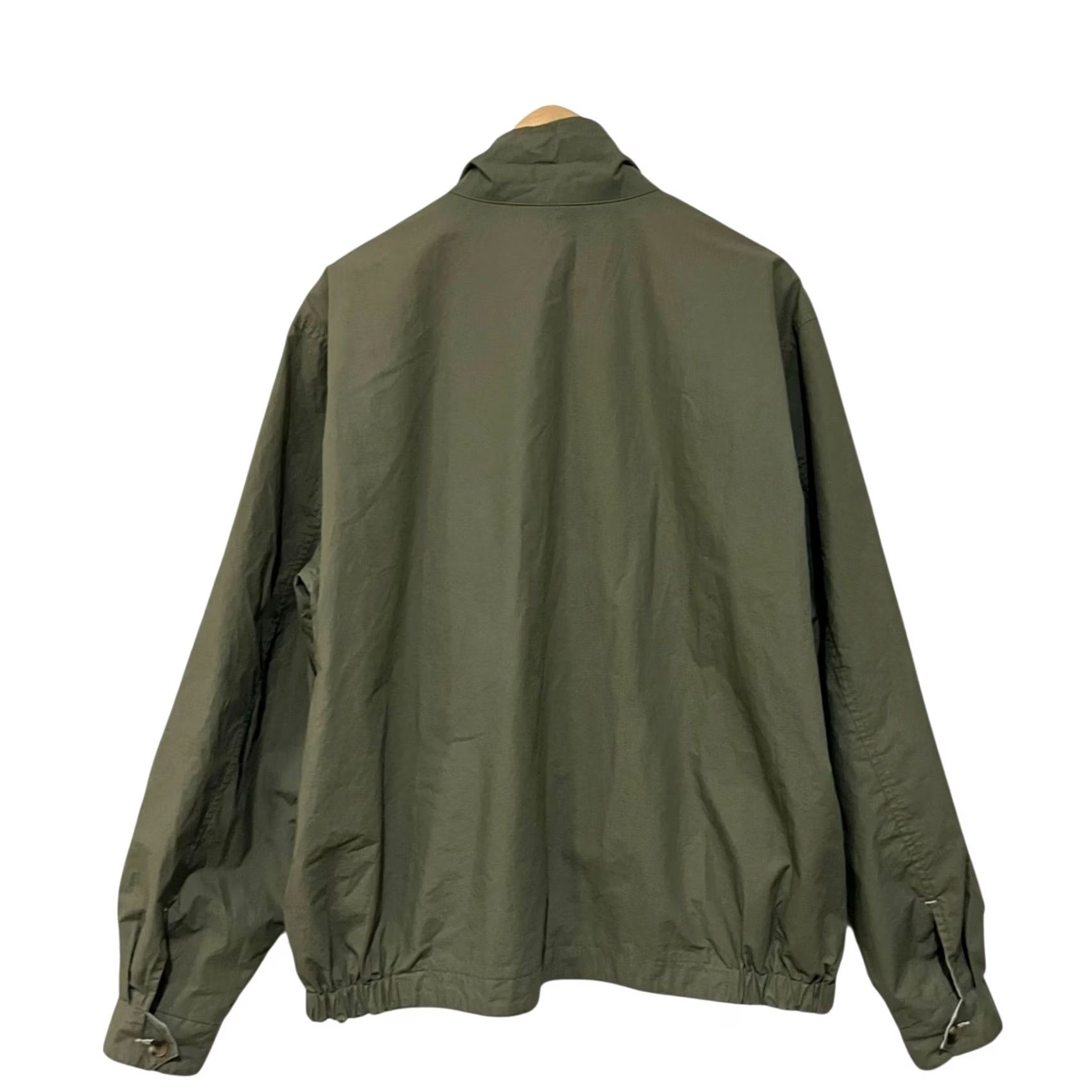 Lands' End Lands' End Reversible Cotton Bomber Jacket Mens L Green Full Zip Size US L / EU 52-54 / 3 - 6 Thumbnail