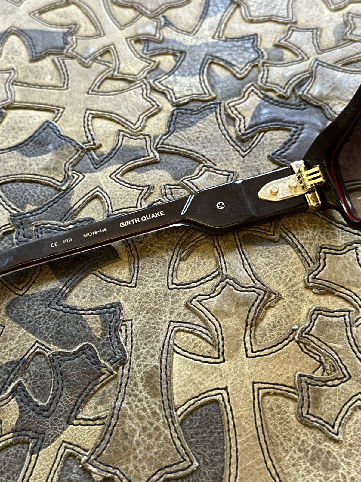 Chrome Hearts CHROME HEARTS GIRTH QUAKE SUNGLASSES Size ONE SIZE - 5 Thumbnail