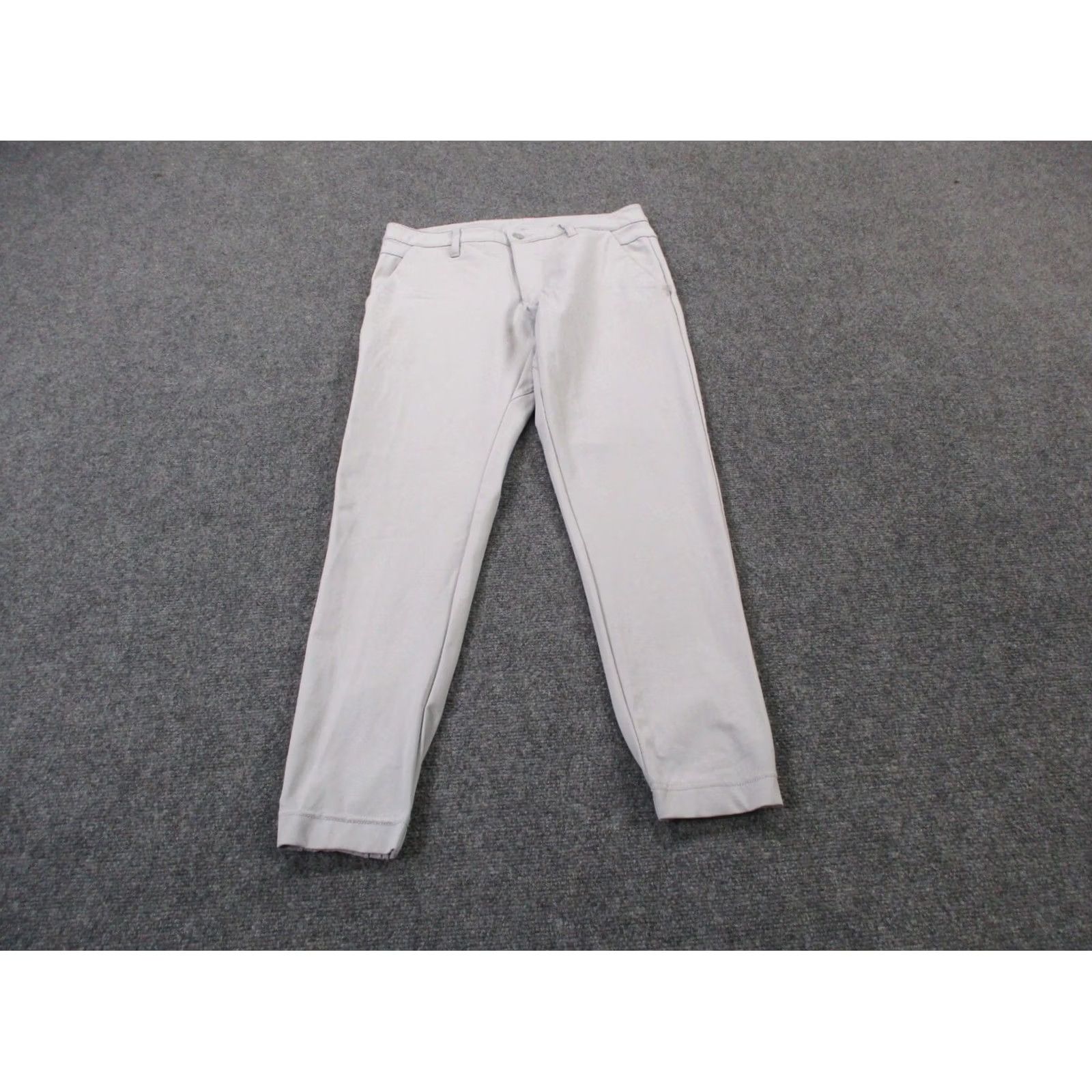 Vintage BYLT Pants Mens 33 Gray Chino Tapered Skinny Business Dress Stretch Pants Regular Size 33 Gray BYLT Mens pants Chino Tapered Skinny Dress Size US 31 - 2 Thumbnail