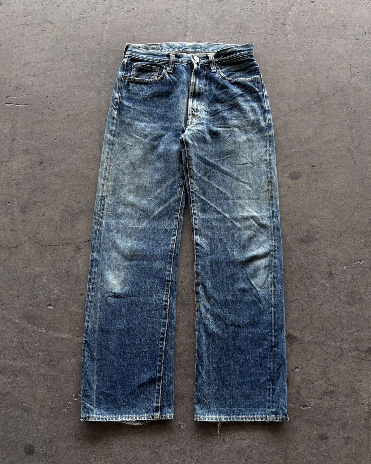 45rpm R by 45rpm Selvedge Washed Denim Jeans Size US 29 - 1 Thumbnail