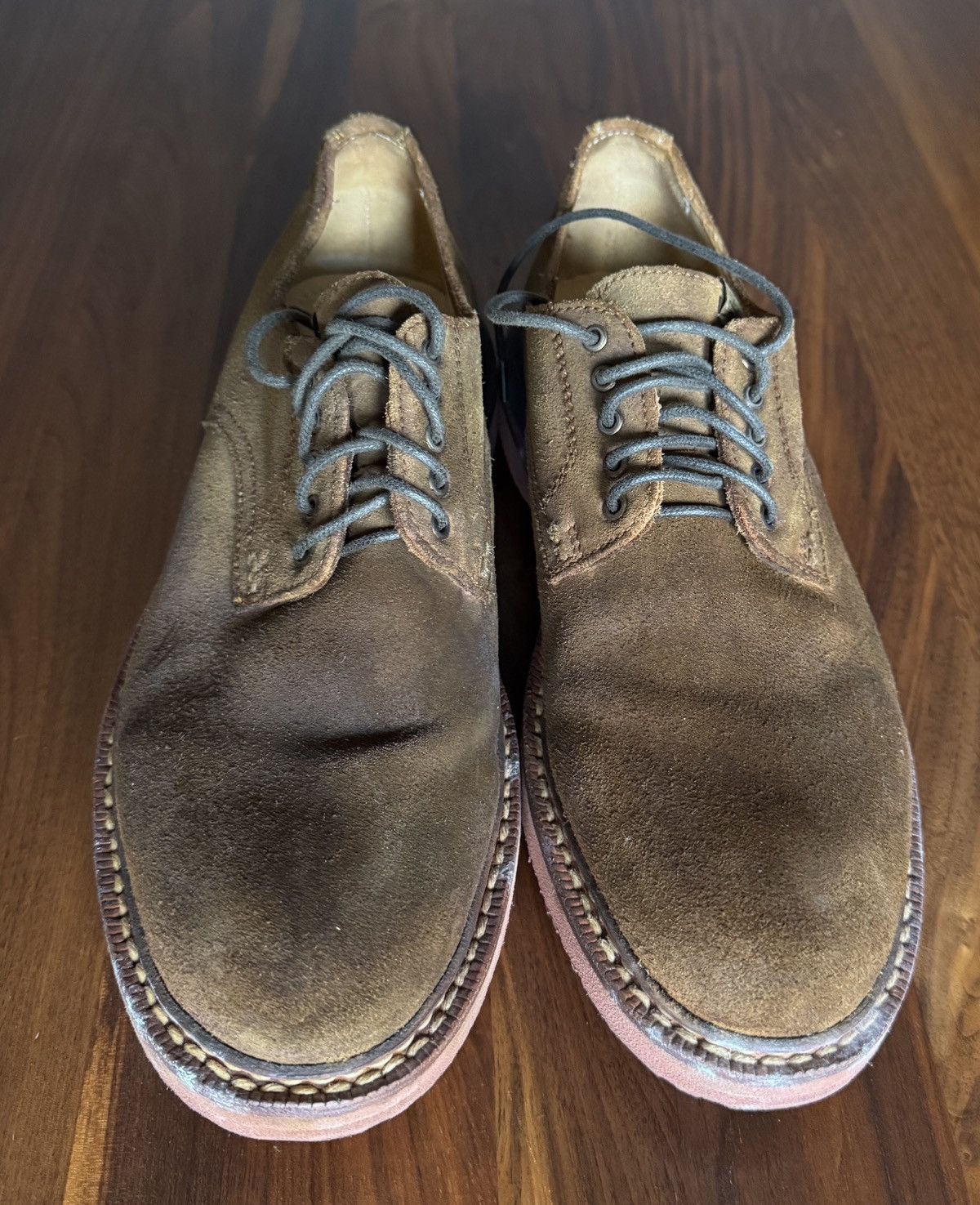 Visvim Visvim Folk Brown Suede Shoes Size US 10 / EU 43 - 1 Thumbnail