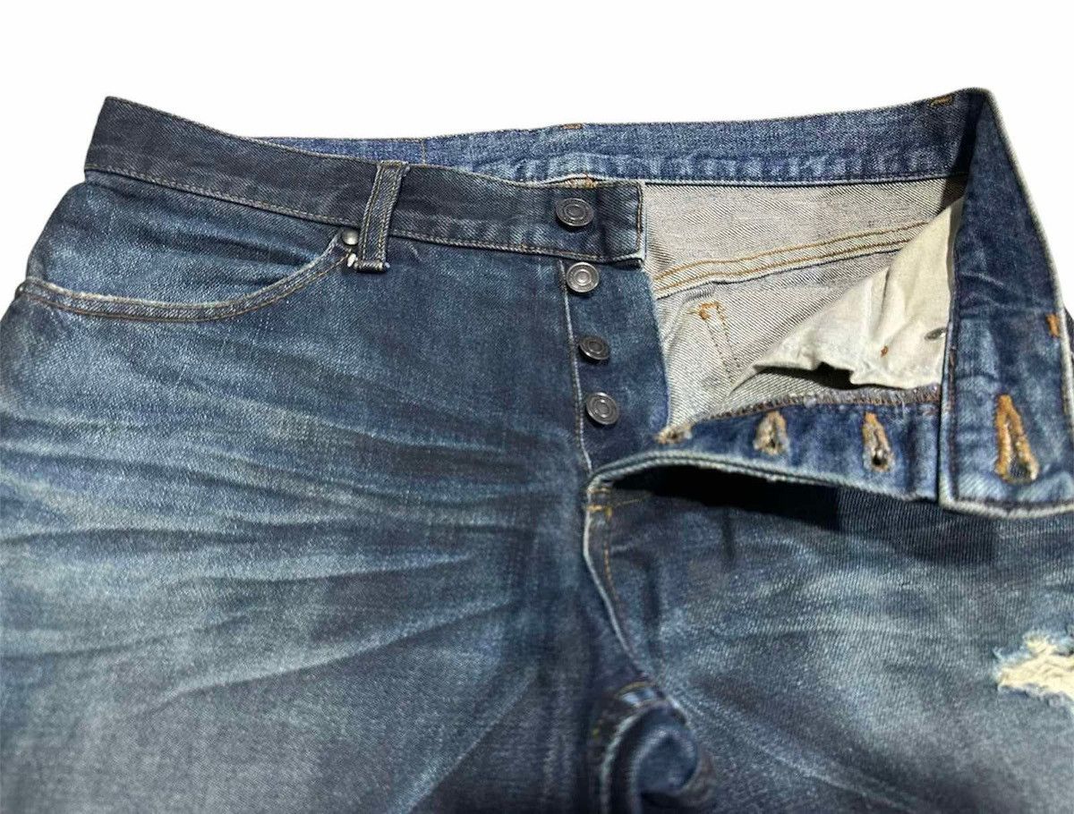 If Six Was Nine × Japanese Brand × Shellac 🔥Y2K Archived Shellac Flared Denim Mud Wash Distressed Size US 32 / EU 48 - 12 Thumbnail