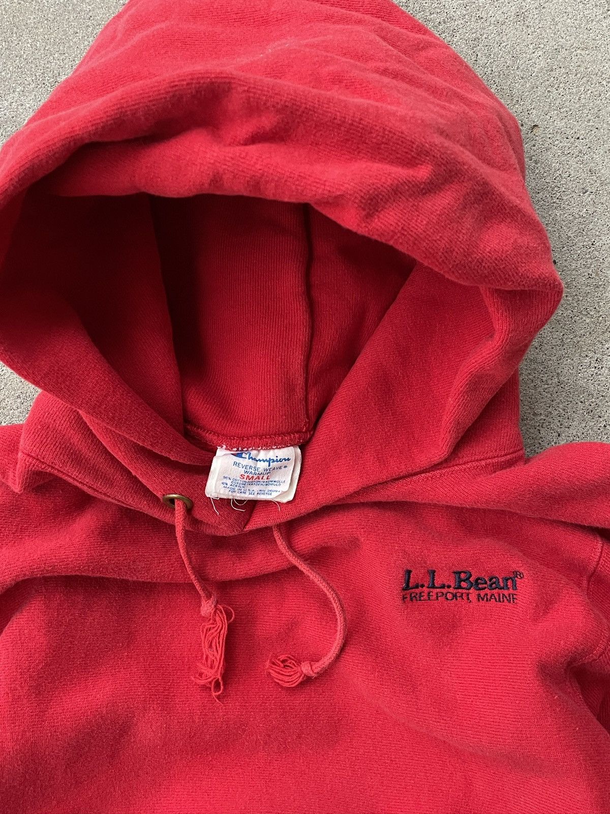 Champion Vintage 80s Champion LL Bean Collab Hoodie Reverse Weave Size US S / EU 44-46 / 1 - 1 Thumbnail