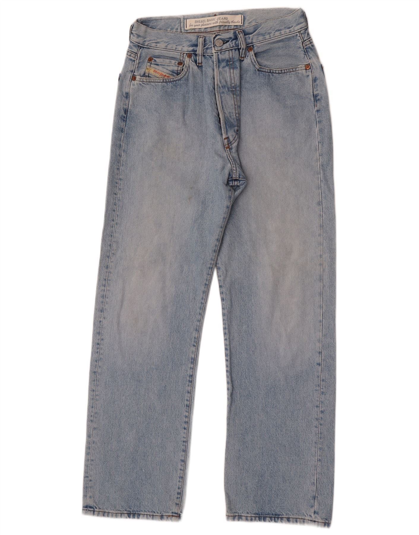 Diesel Womens High Waist Jeans W30 L32 Blue Cotton Size 42" / US 20 - 1 Thumbnail