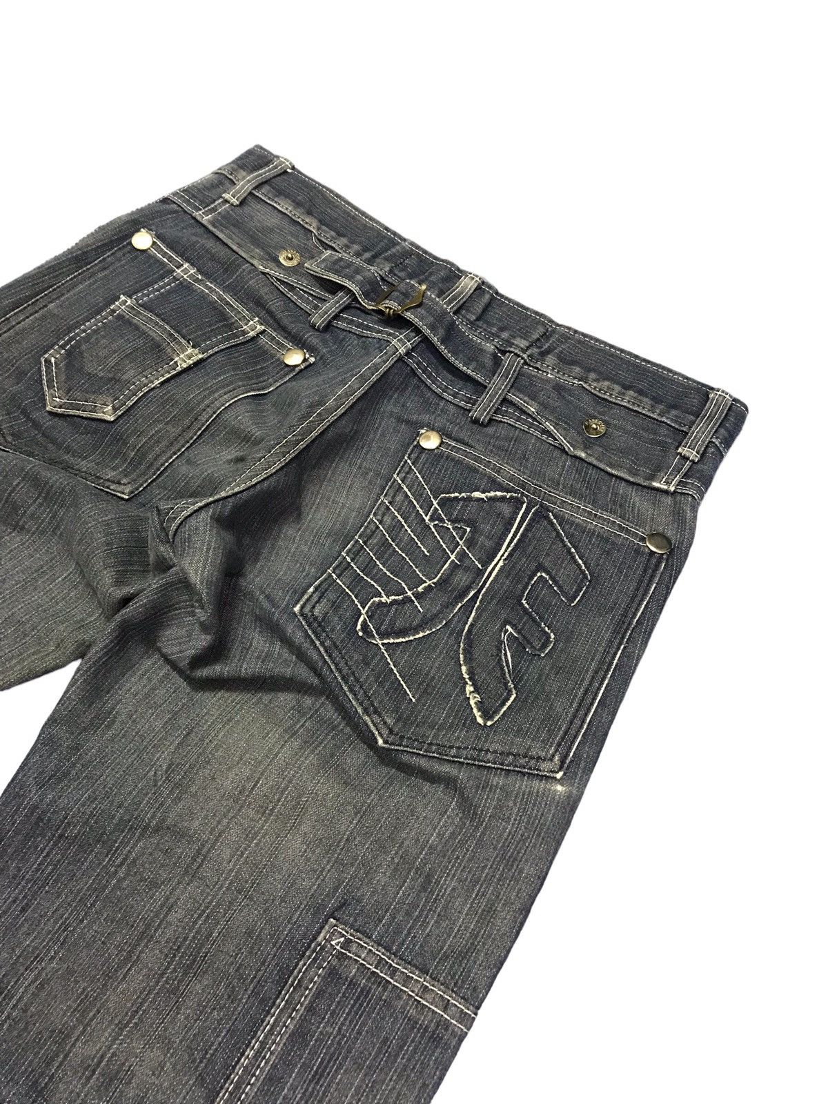 Japanese Brand 🔥🔥Jeans De Art Multipocket Denim Jeans Very Rare Size US 33 - 11 Thumbnail