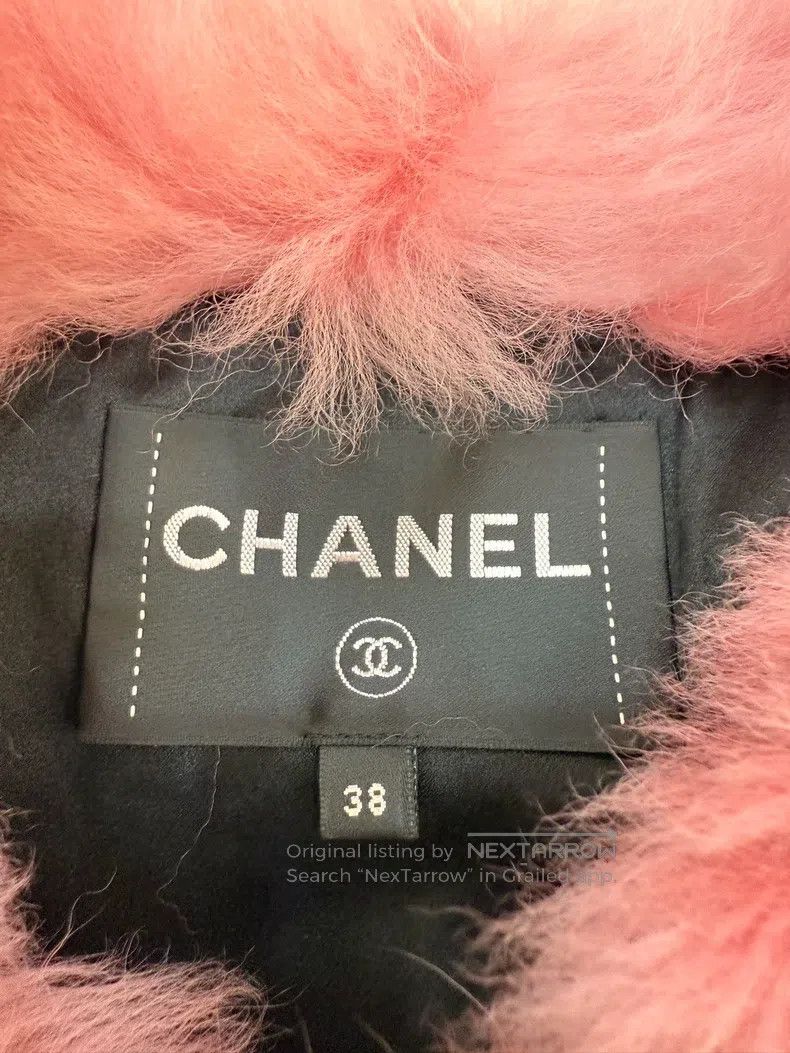 Chanel Chanel 21k black and pink colour-blocked fur Size XS / US 0-2 / IT 36-38 - 5 Thumbnail