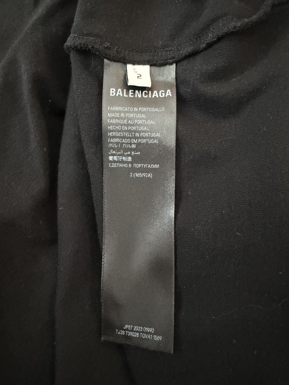 Balenciaga Balenciaga Archive Series Connected Oversized T-Shirt Size US M / EU 48-50 / 2 - 9 Thumbnail