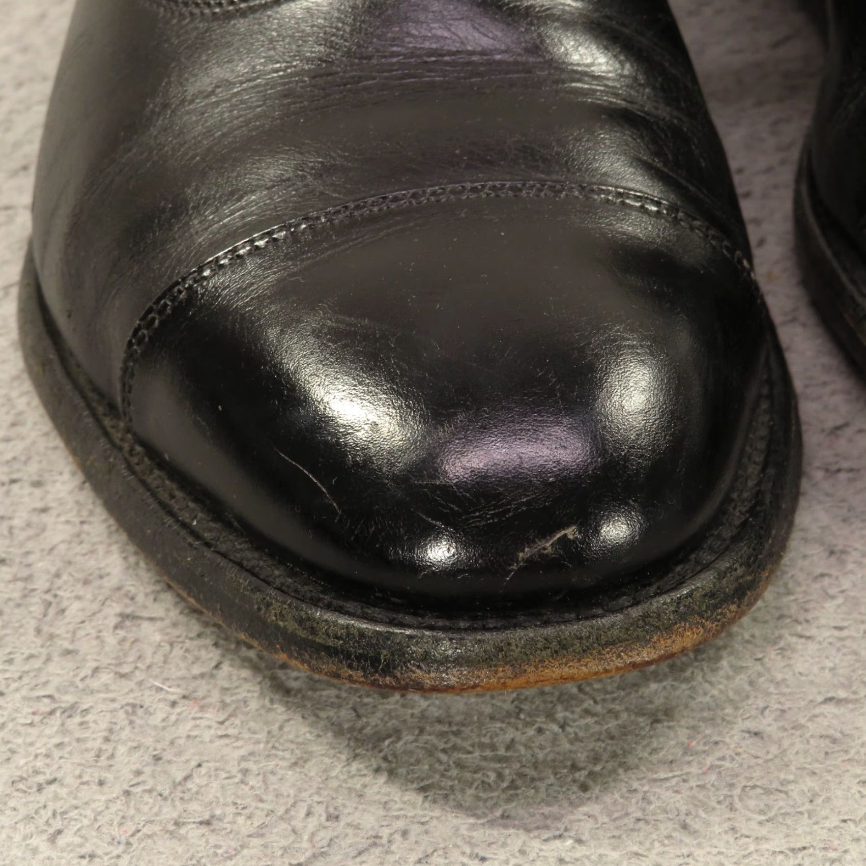 Allen Edmonds Allen Edmonds Fifth Avenue Shoes Mens 9.5 D Black Cap Toe Leather Oxford USA 5th Ave Shoes Mens 9.5 D Size ONE SIZE - 5 Thumbnail