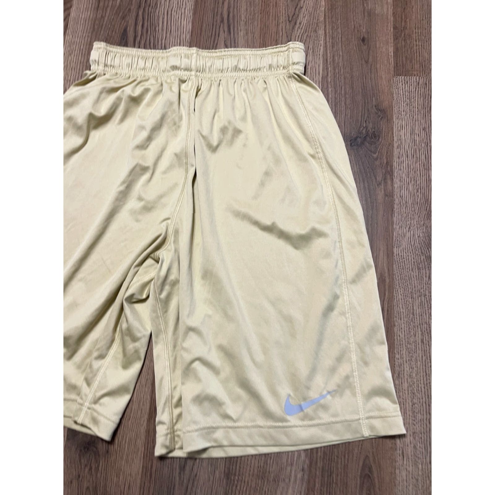 Nike Nike Shorts Men's Medium Gray Gold Basketball Shorts Size US 31 - 4 Thumbnail