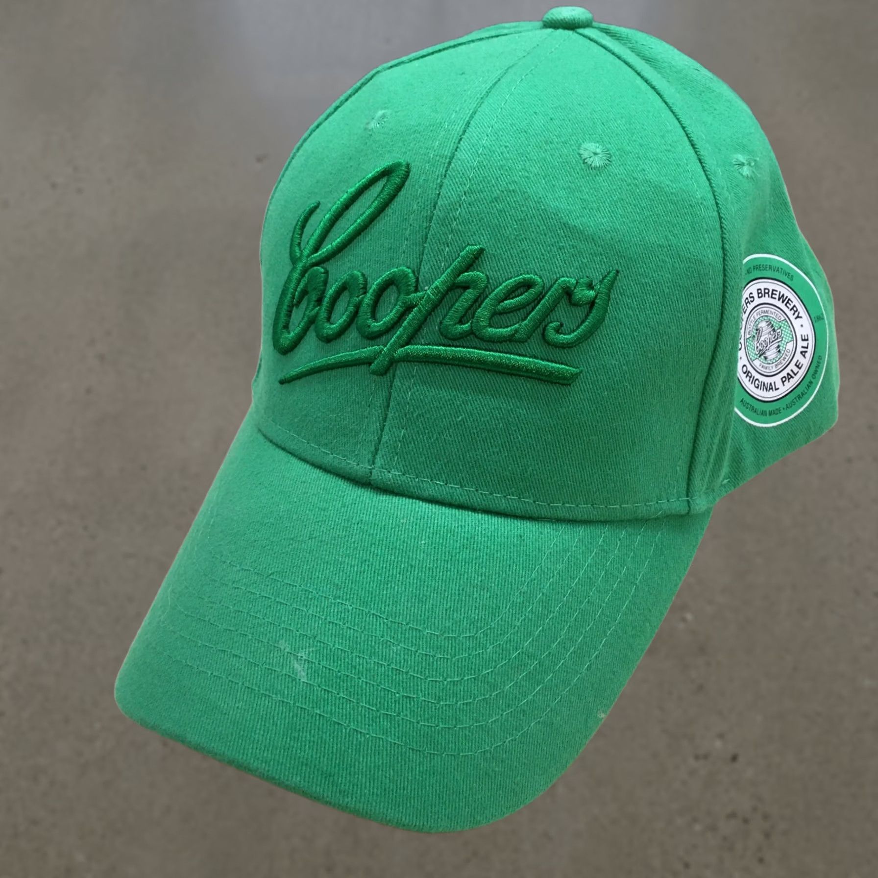 Logo 7 Coopers Brewery Baseball Cap Hat Mens Green One Size Adjustable Embroidered Logo Size ONE SIZE - 1 Thumbnail