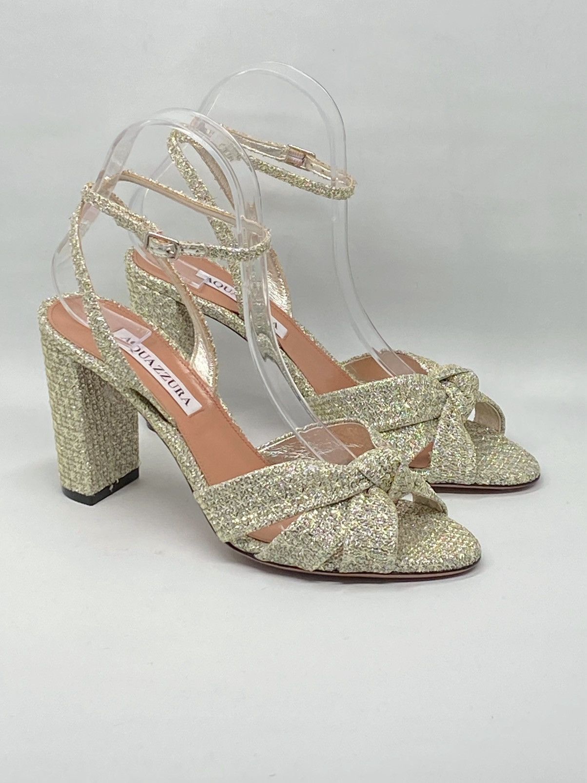 Aquazzura Aquazzura Nina 85MM Knotted Sandals size 38 Size US 8 / IT 38 - 3 Thumbnail