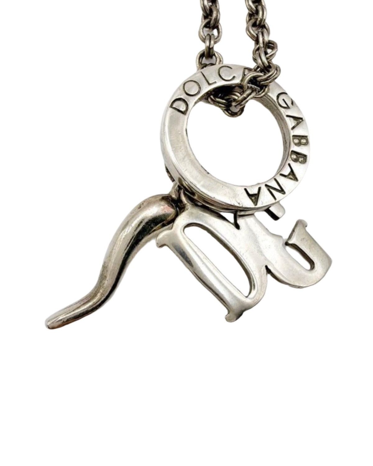 Dolce & Gabbana Ring Corno Multi Charm Necklace Size ONE SIZE - 2 Thumbnail