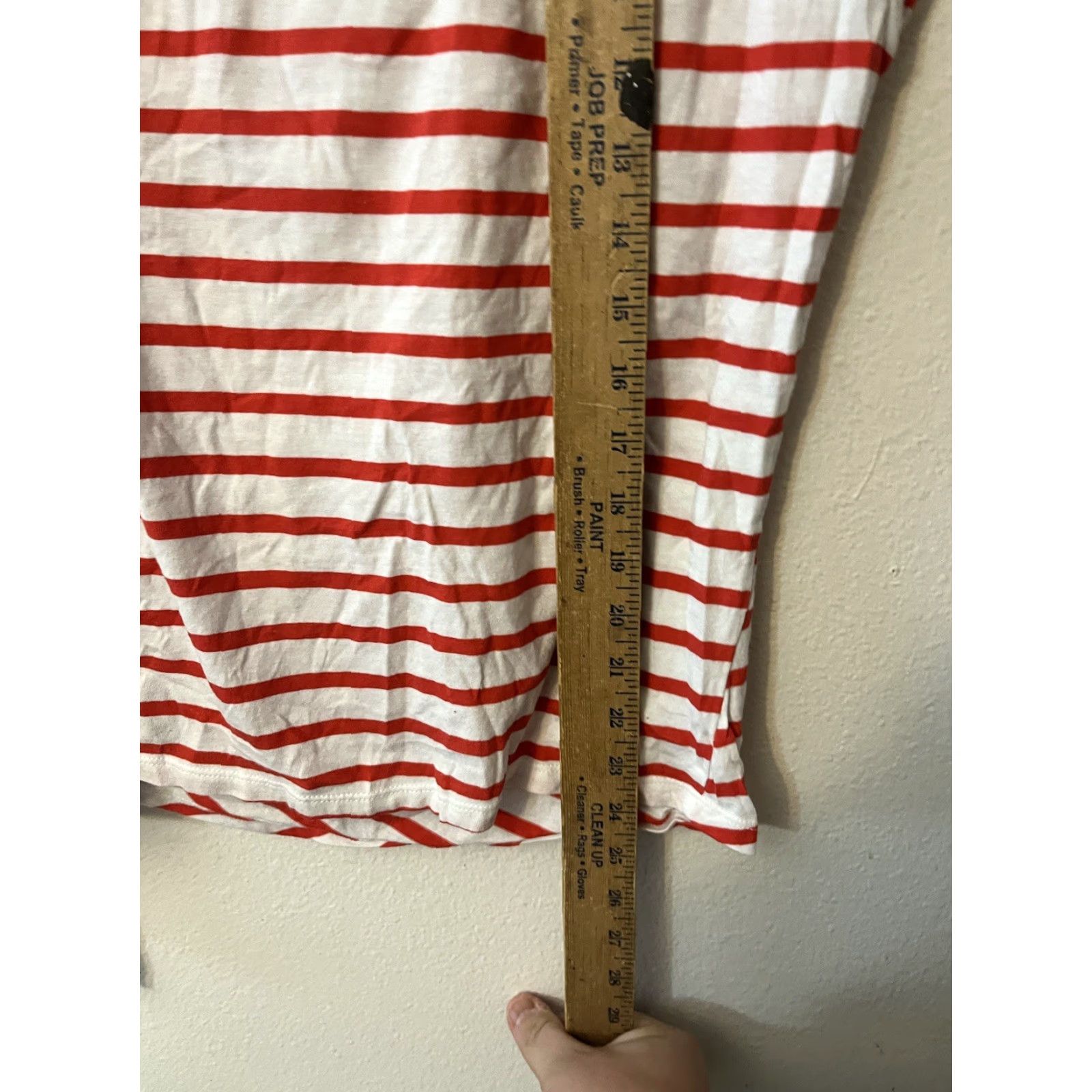 Old Navy Old Navy Women Tank Top Large L Red White Striped Cotton Sleeveless Front Tie Te Size L / US 10 / IT 46 - 5 Thumbnail