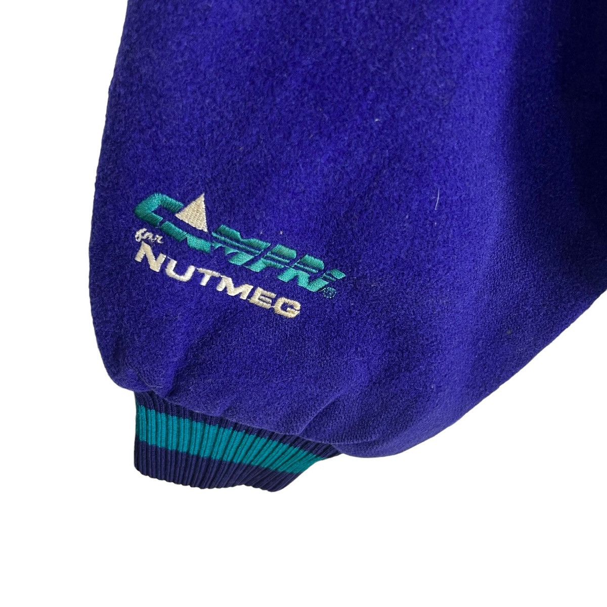 Nutmeg Nutmeg 90s Charlotte Hornets Varsity Jacket Stadium Jacket Size US L / EU 52-54 / 3 - 10 Thumbnail