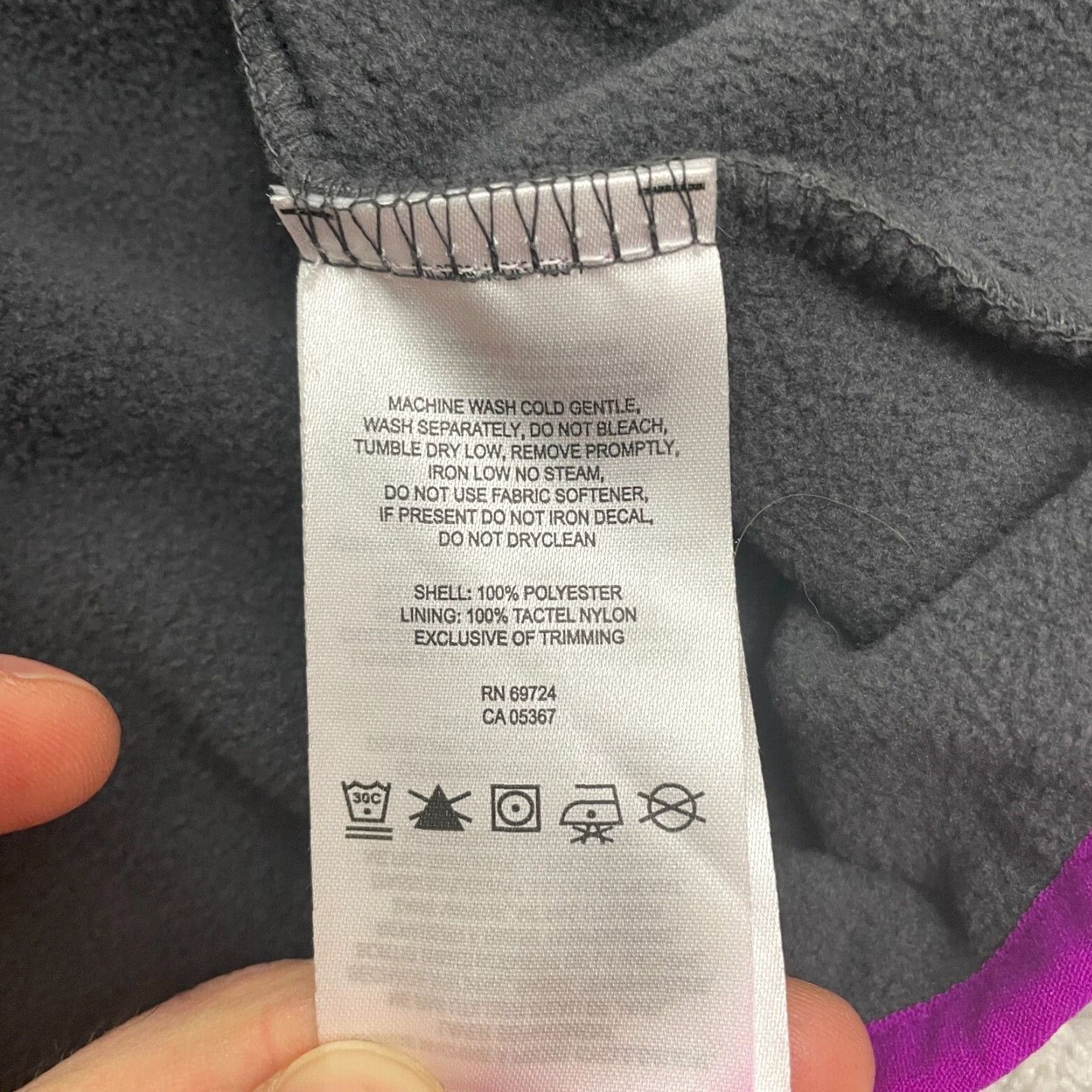 Vintage Columbia Fire Side Jacket Womens L Gray Purple 1/4 Snap Fleece Outdoor Casual Travel Autumn Winter Size L / US 10 / IT 46 - 7 Thumbnail