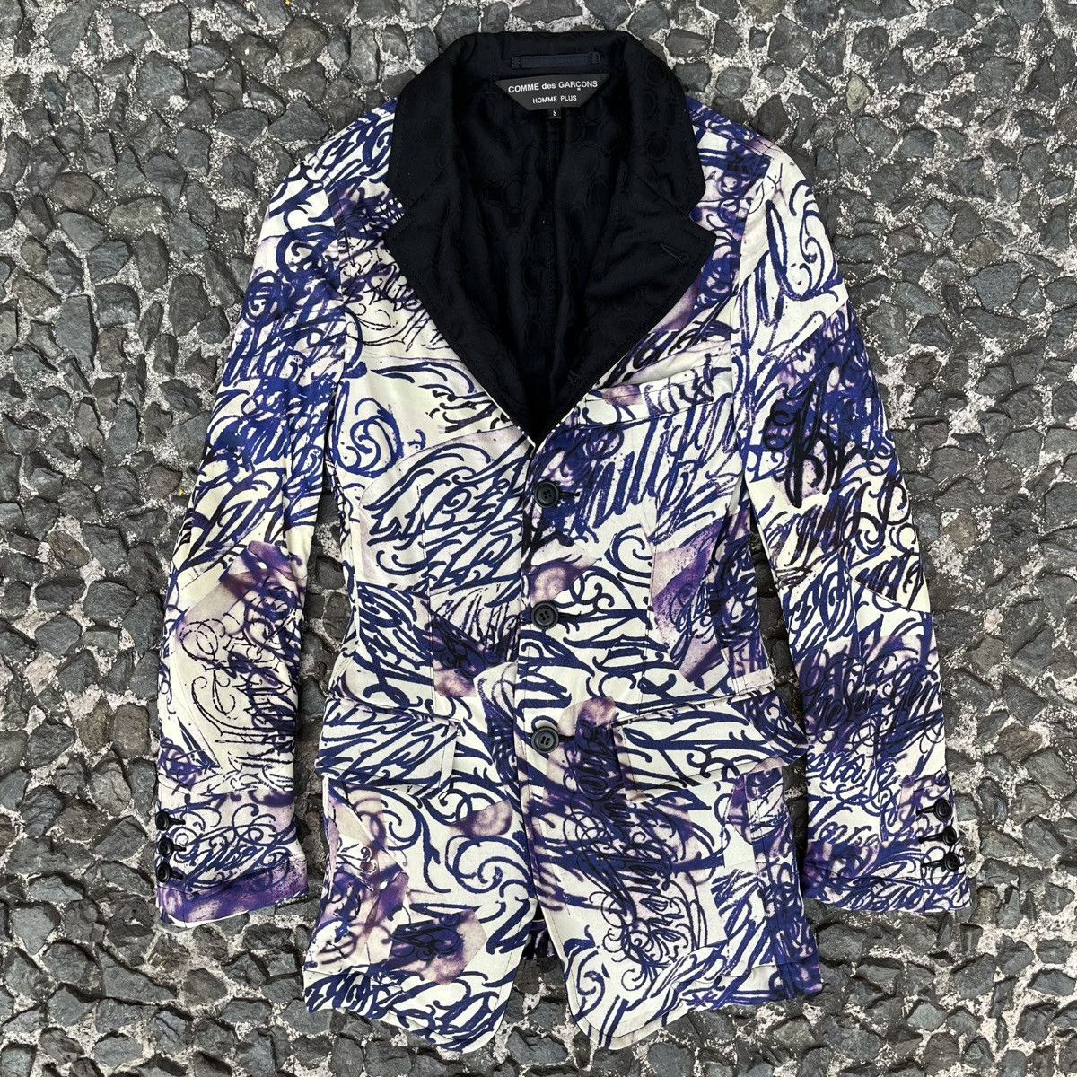 Comme des Garcons Homme Plus Comme des Garçons Homme Plus FW2015 Calligraphy Print Blazer Size US S / EU 44-46 / 1 - 3 Thumbnail