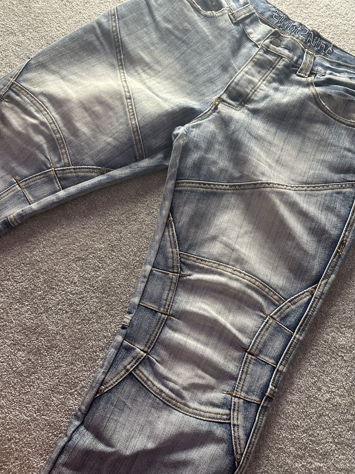 Hysteric Glamour × Japanese Brand × Vintage EIGHT2NINE PATCHWORK JAPANESE DENIM Size US 34 / EU 50 - 5 Thumbnail