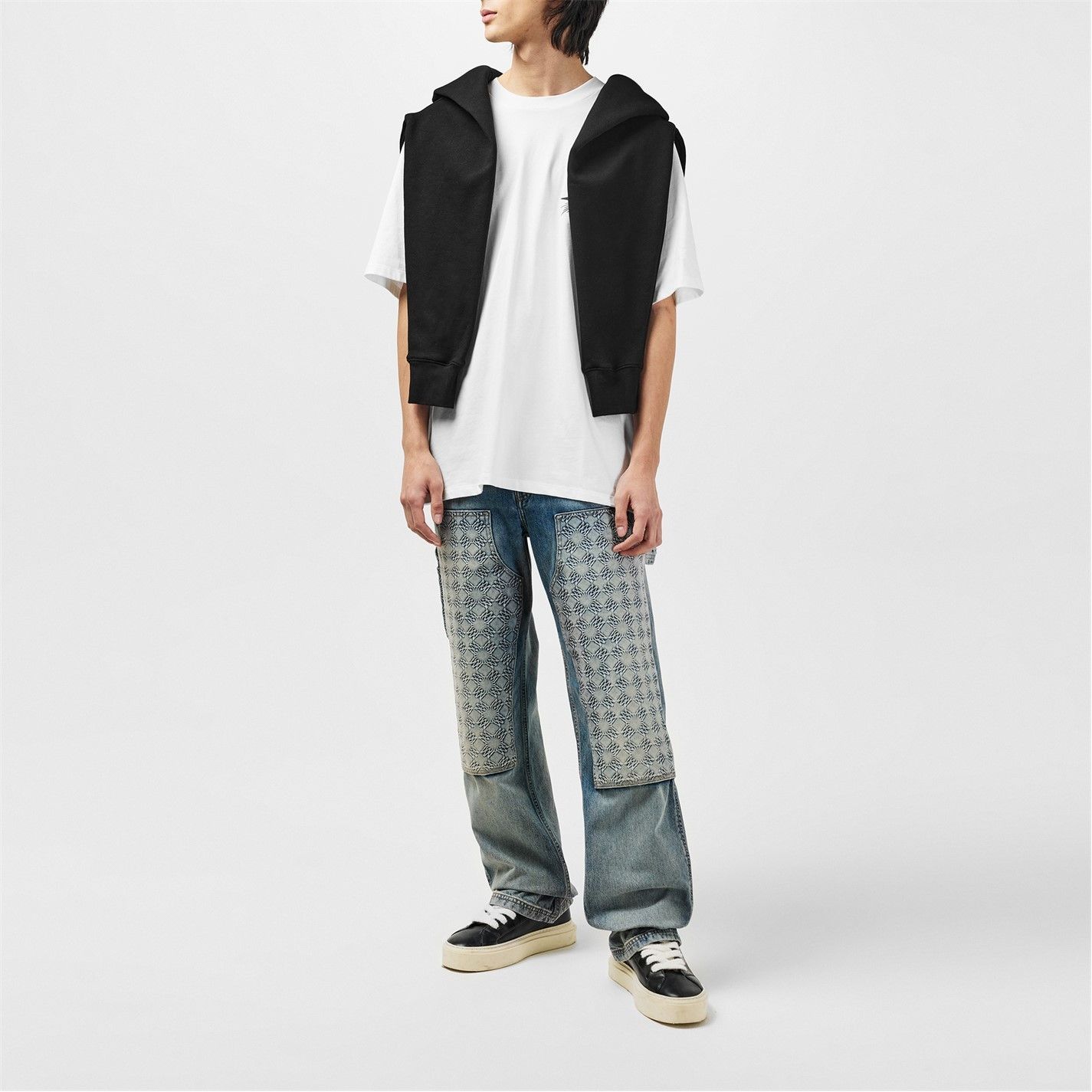 Amiri AMIRI Monogram-Debossed Straight Jeans Size US 30 / EU 46 - 5 Thumbnail