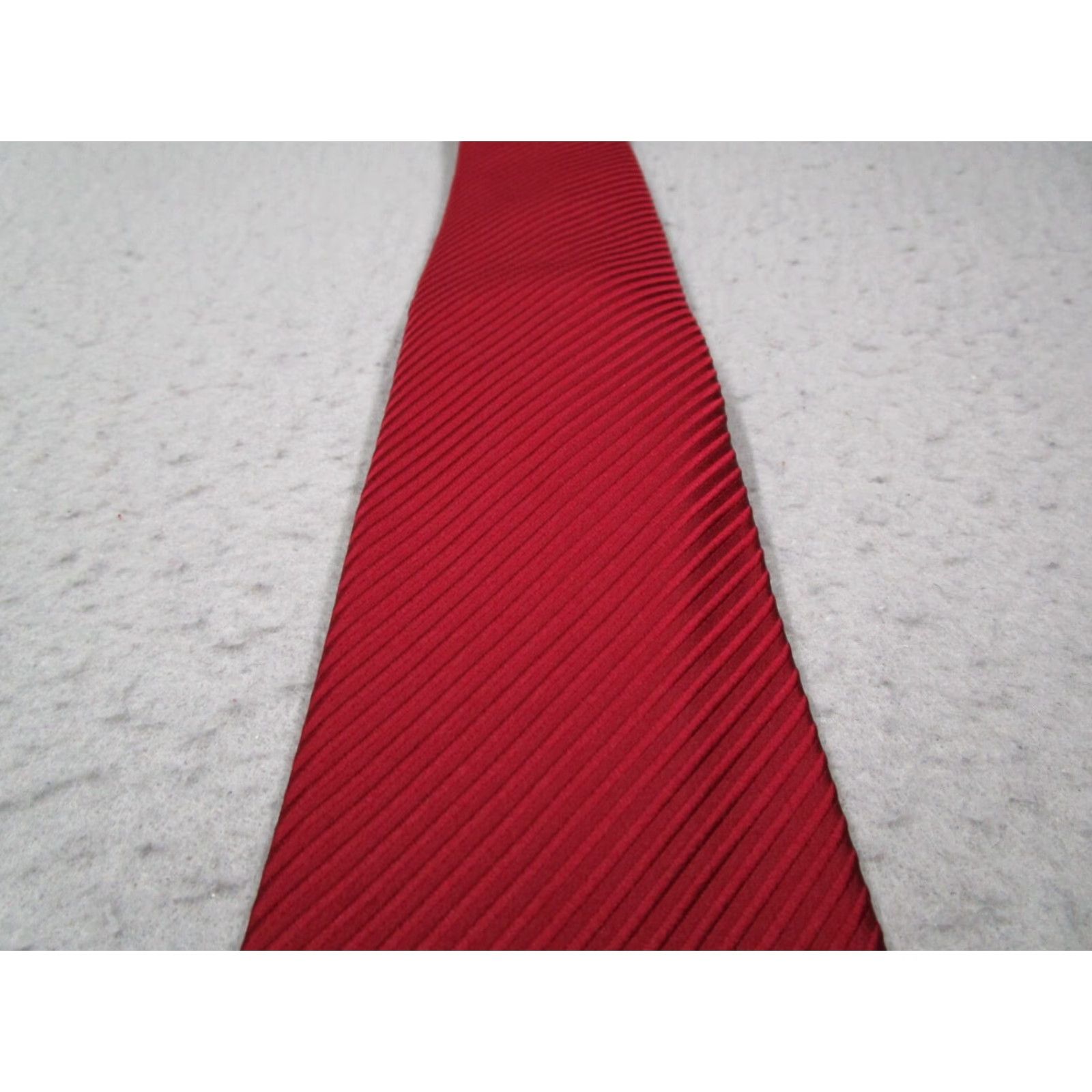 David Donahue VINTAGE David Donahue Men's Neck Tie Silk Geometric Classic Red Designer Workwear 57-60" Size ONE SIZE - 2 Thumbnail