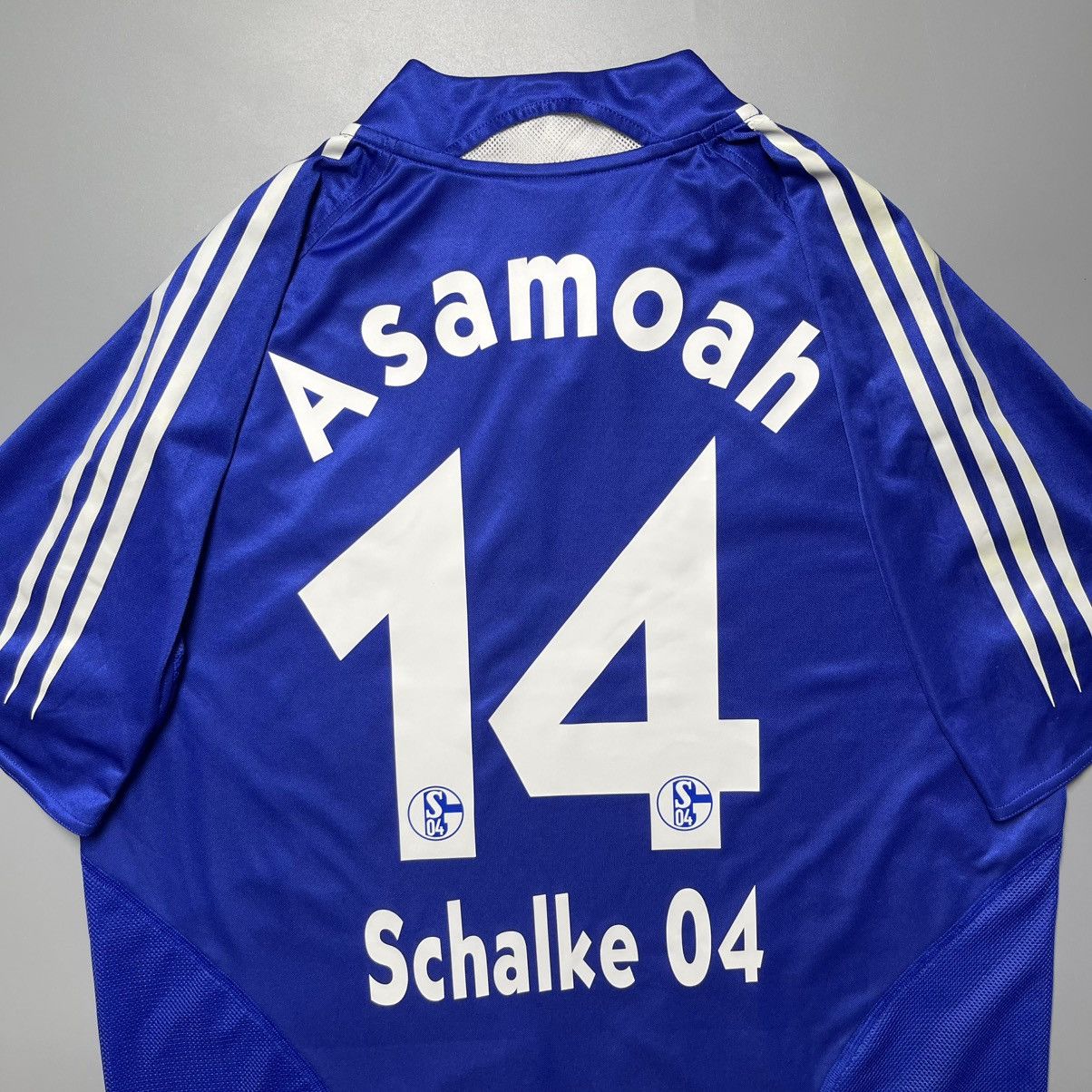Adidas SCHALKE 04 ADIDAS 2004/2005 FOOTBALL HOME JERSEY #14 ASAMOAH Size US L / EU 52-54 / 3 - 8 Thumbnail