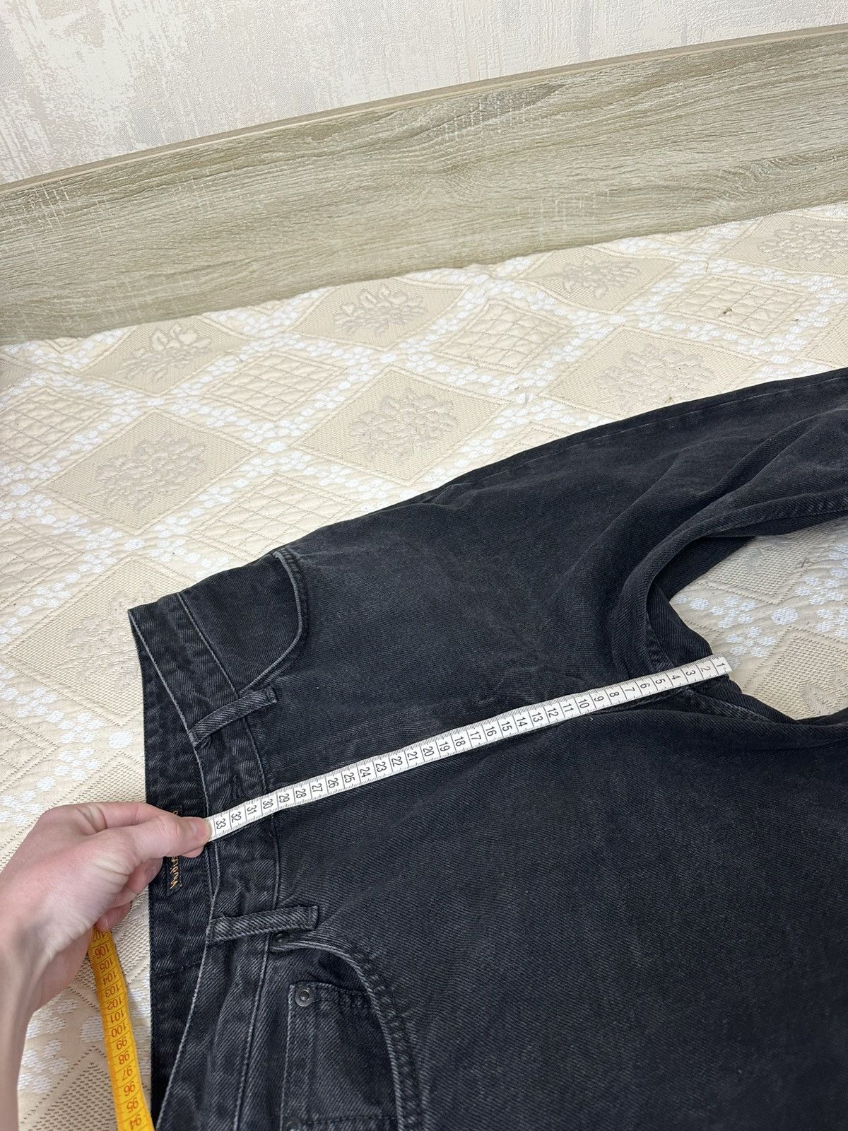 Nudie Jeans 🔥 Nudie Jeans Clean Eileen Loose Fit Wide Pants Denim 29x28 Size 28" / US 6 / IT 42 - 12 Thumbnail