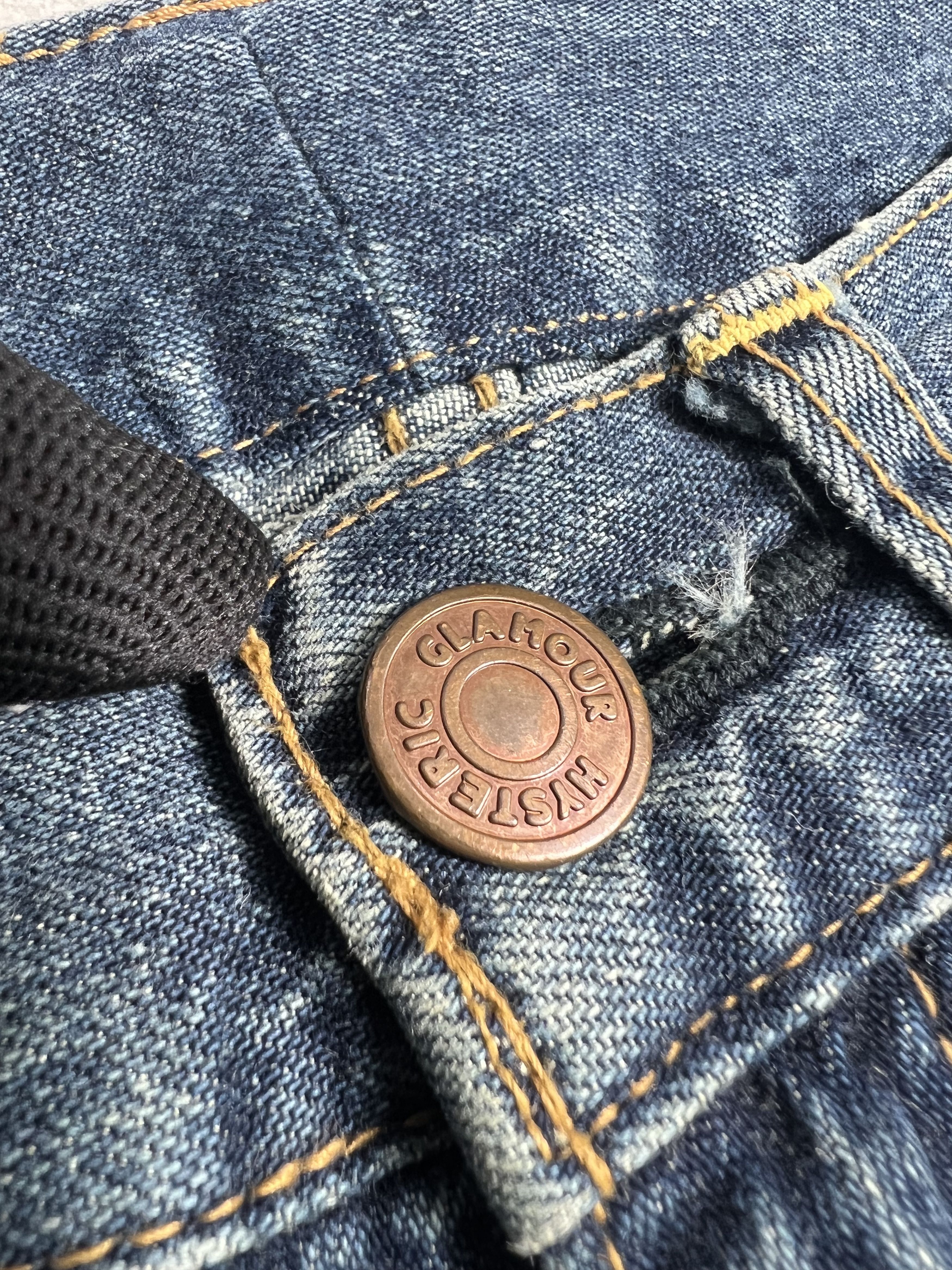 Hysteric Glamour Vtg Kinky Jeans HYSTERIC GLAMOUR Embroidered Denim GTMPT540 Size 25" / US 0 / IT 36 - 4 Thumbnail