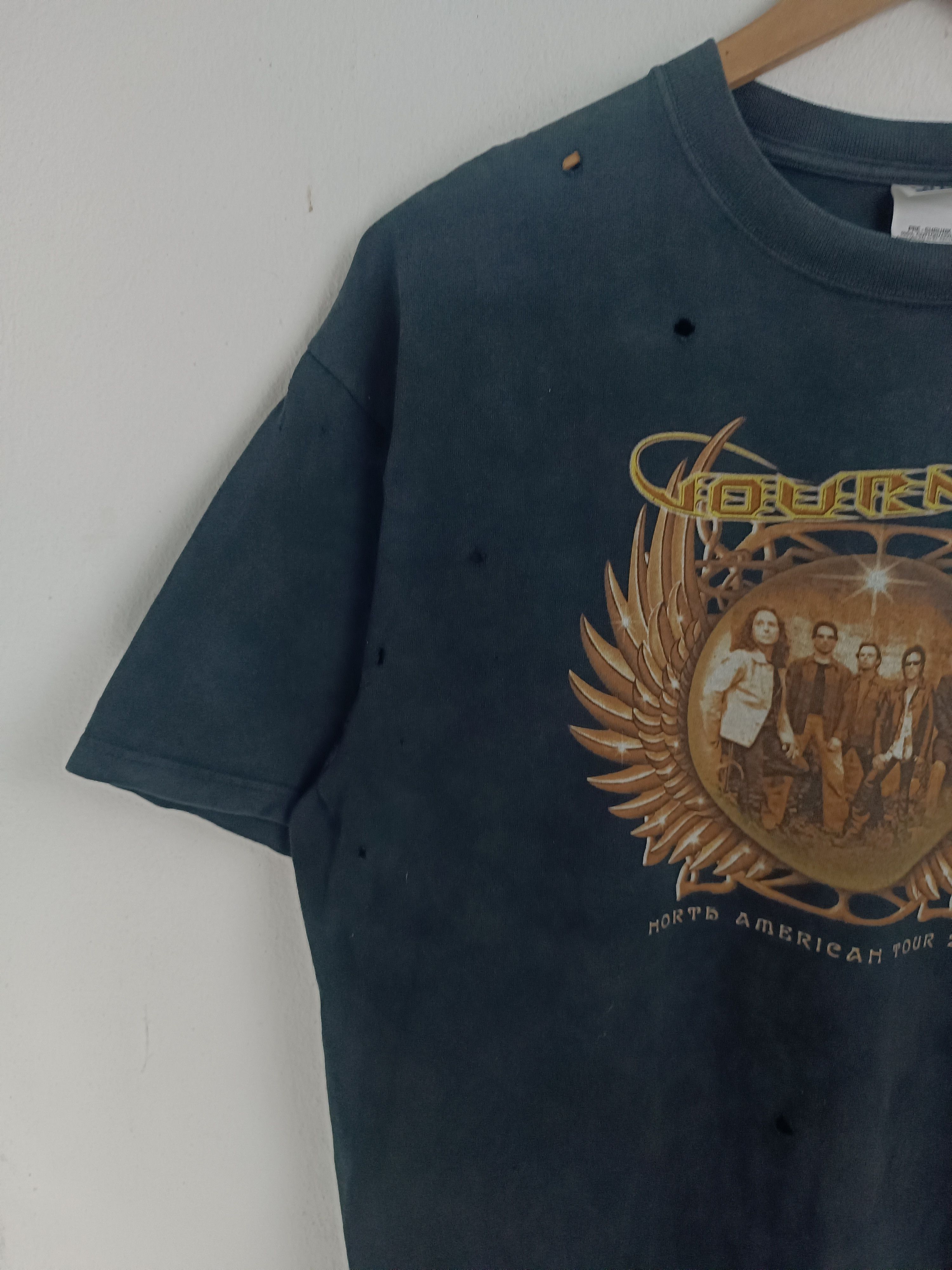 Band Tees THRASHED FADED VINTAGE 2006 JOURNEY TOUR bon jovi acdc Size US XL / EU 56 / 4 - 5 Thumbnail