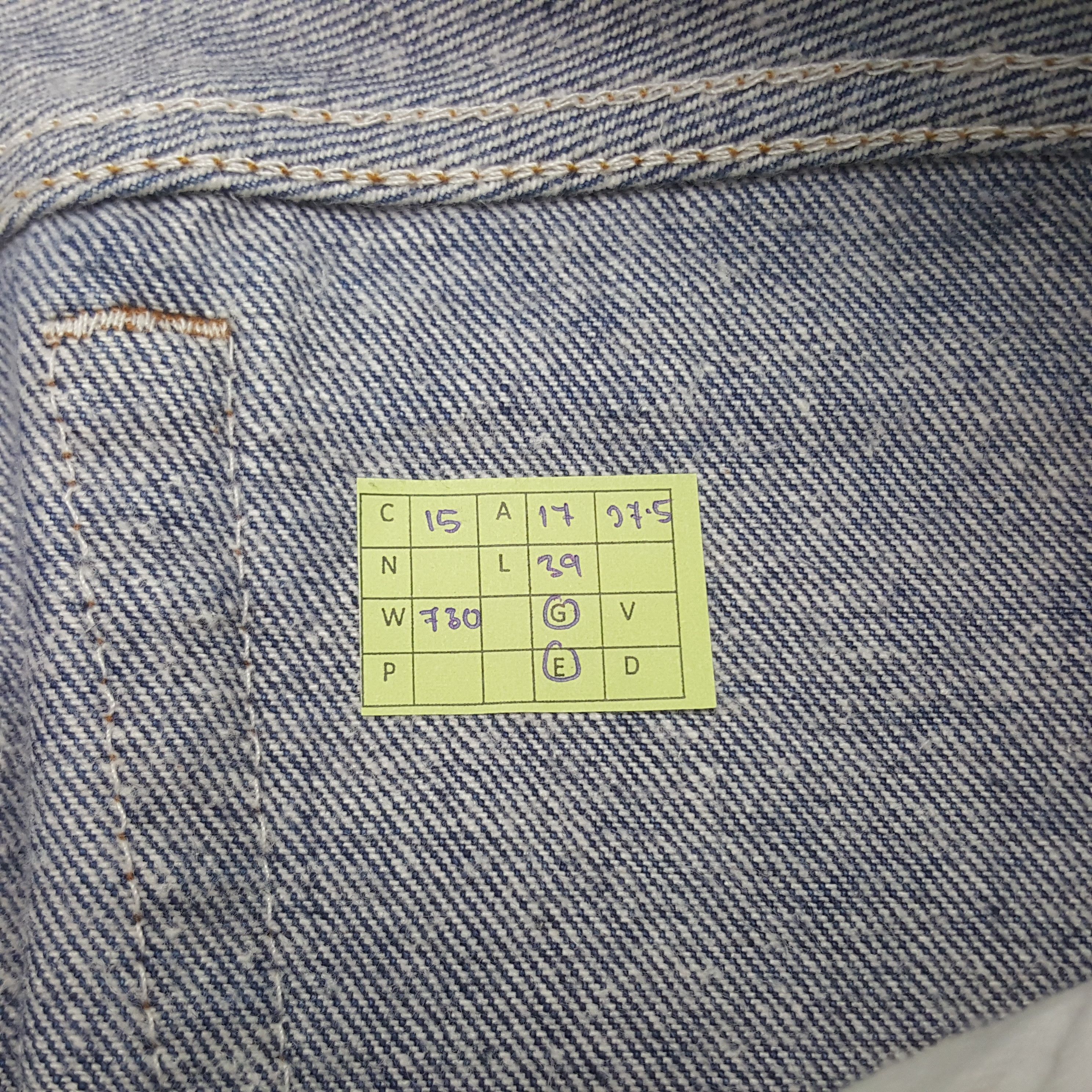 Levi's Vintage Levi Strauss & Co 501 American Denim Jeans RR15 Size US 34 / EU 50 - 8 Thumbnail