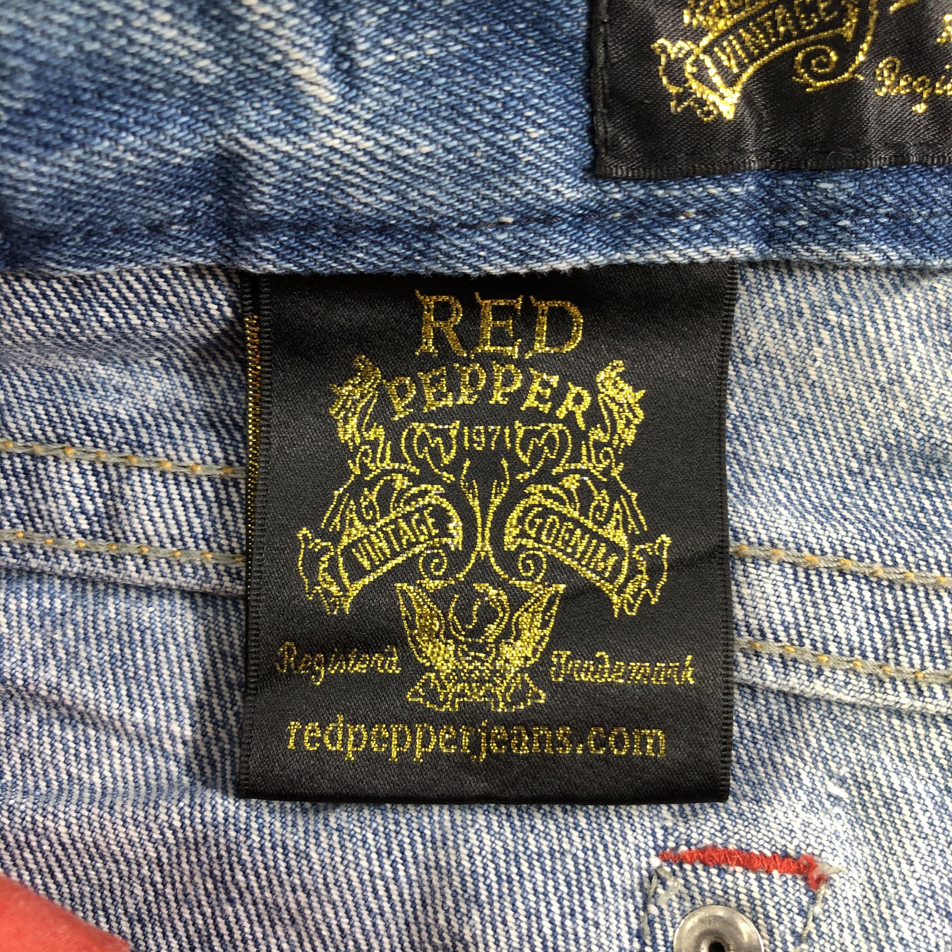 Japanese Brand Japanese Brand Red Pepper Denim Blue Flare Denim KJ1798 Size 29" - 10 Thumbnail