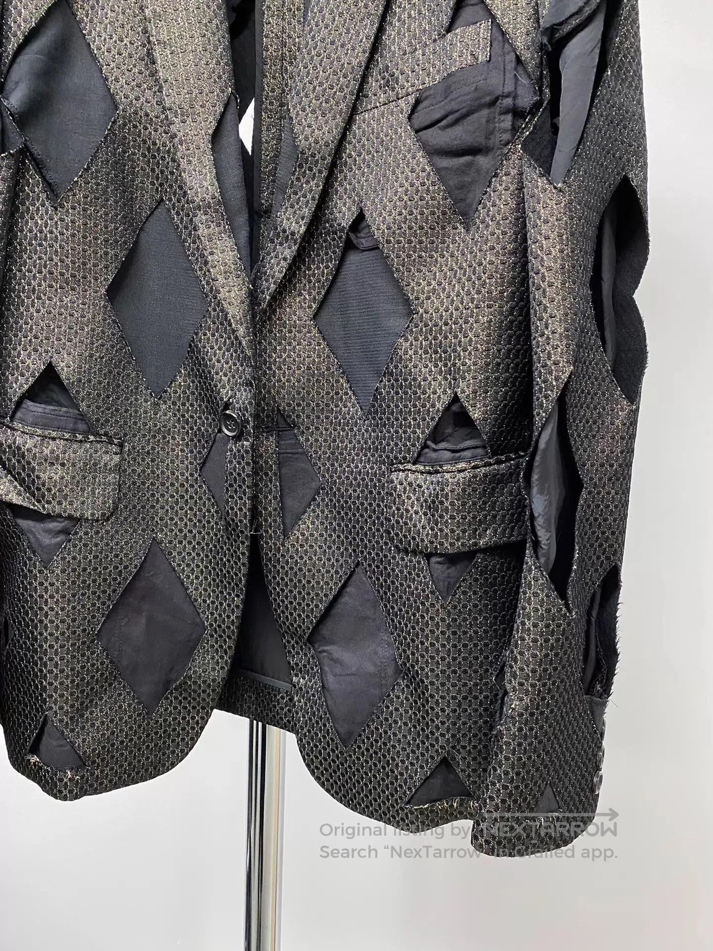 Comme des Garcons Multi Pattern Cut-Out Light Jacket Size M. Size US M / EU 48-50 / 2 - 6 Thumbnail
