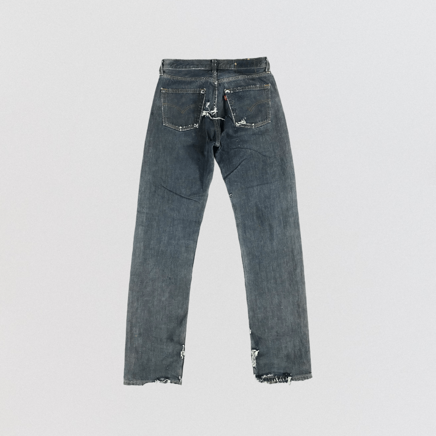 Levi's × Vintage Vintage 90s Levis 501 Ripped Jeans-JM2482 Size US 30 / EU 46 - 2 Thumbnail