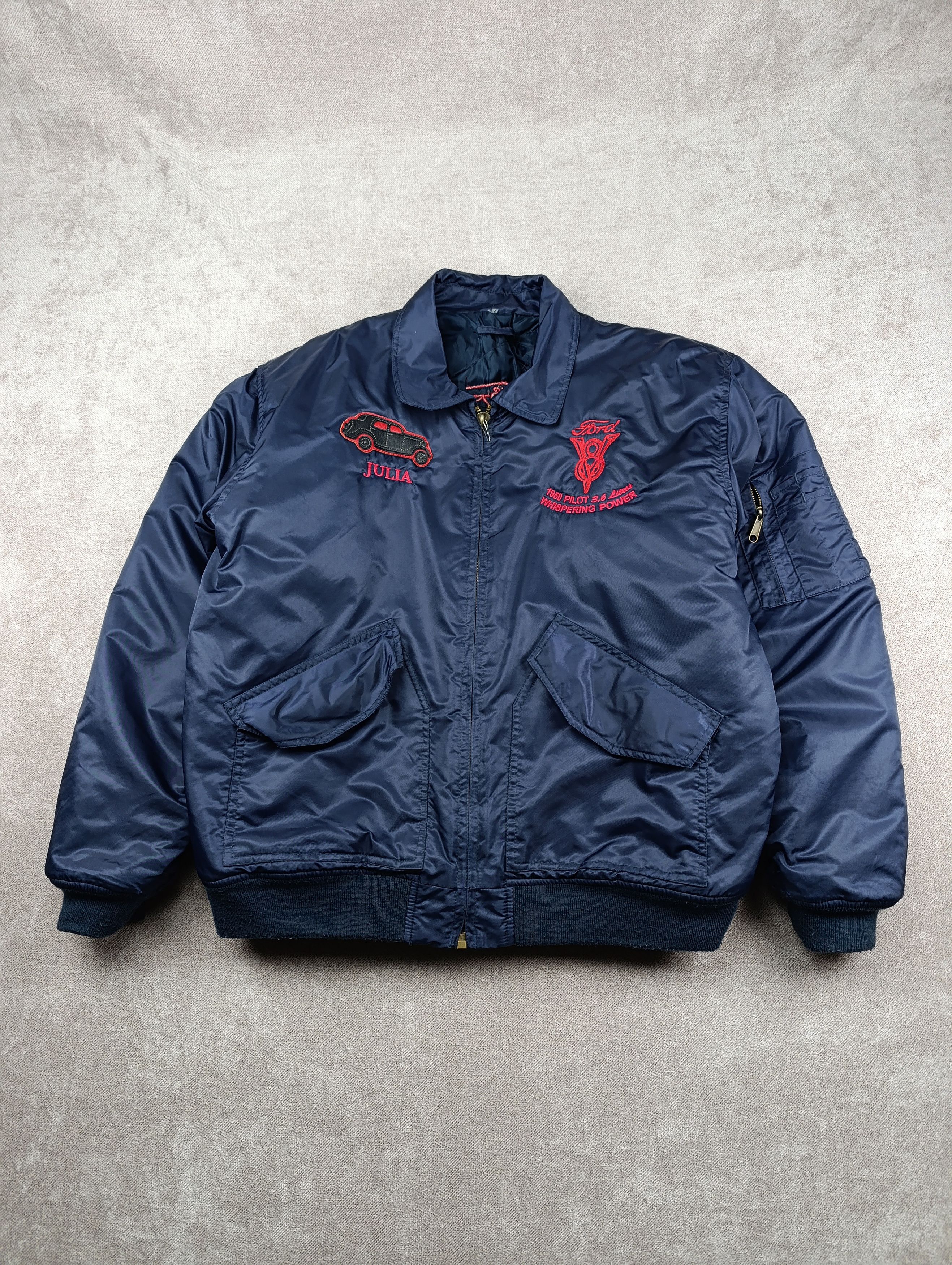 Ford Ford Julia Vintage Bomber Jacket Size US XL / EU 56 / 4 - 1 Thumbnail