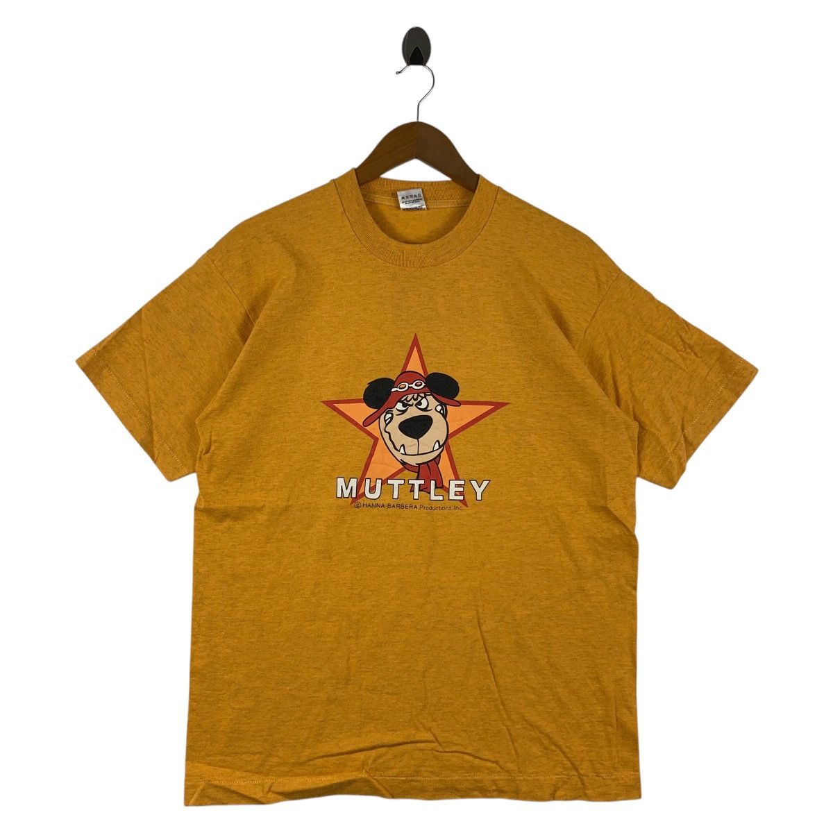 Fruit Of The Loom Vintage MUTTLEY HANNA BARBERA Wacky race cartoon printed tee Size US L / EU 52-54 / 3 - 1 Thumbnail