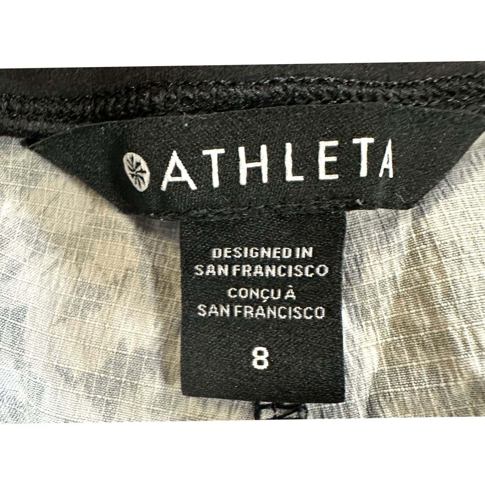 Athleta Athleta Sweatpants Jogger Women 8 Multi Geometric Pull On Performance Flex Size 30" / US 8 / IT 44 - 3 Thumbnail