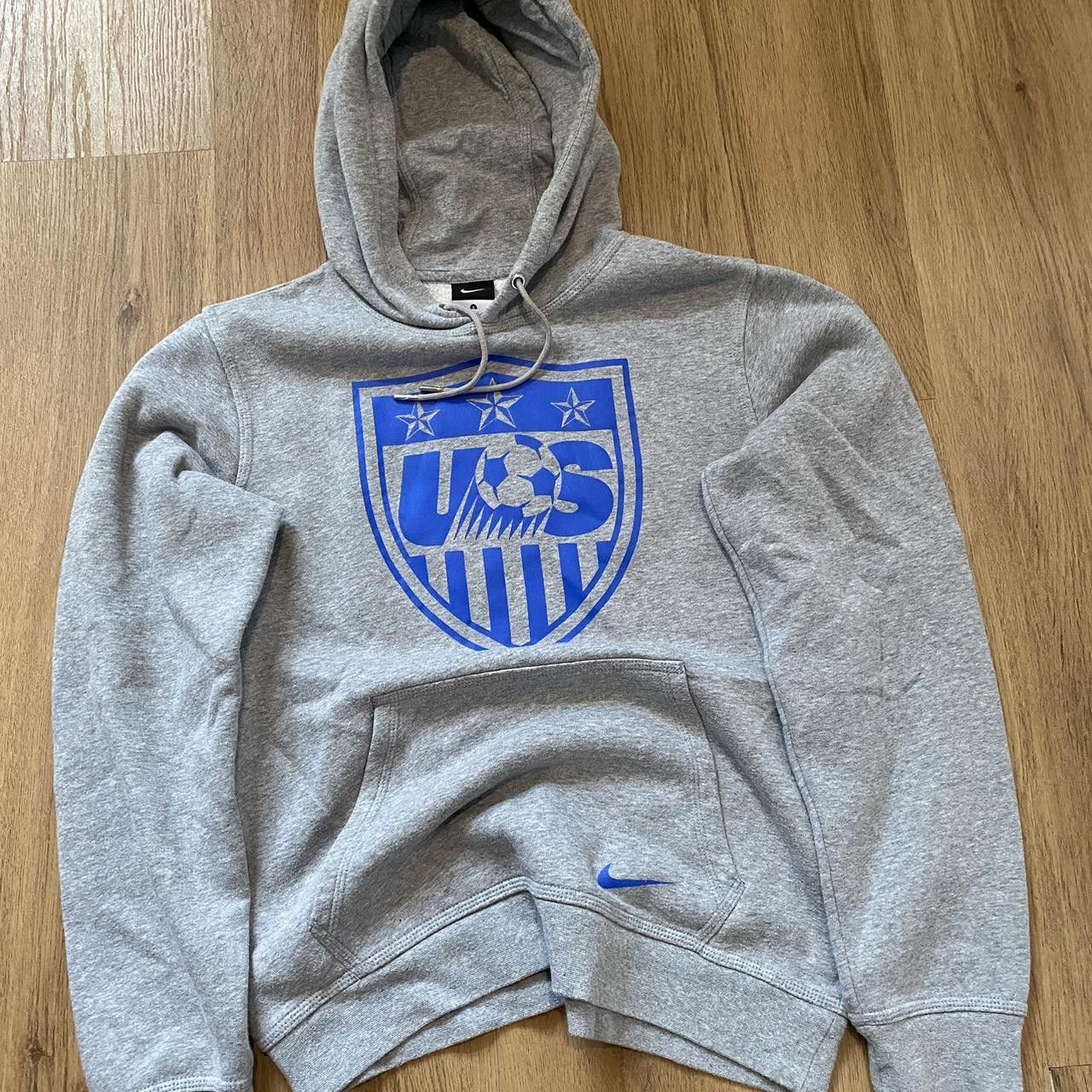 Nike Grey Nike US United States Soccer hoodie Size US S / EU 44-46 / 1 - 1 Thumbnail