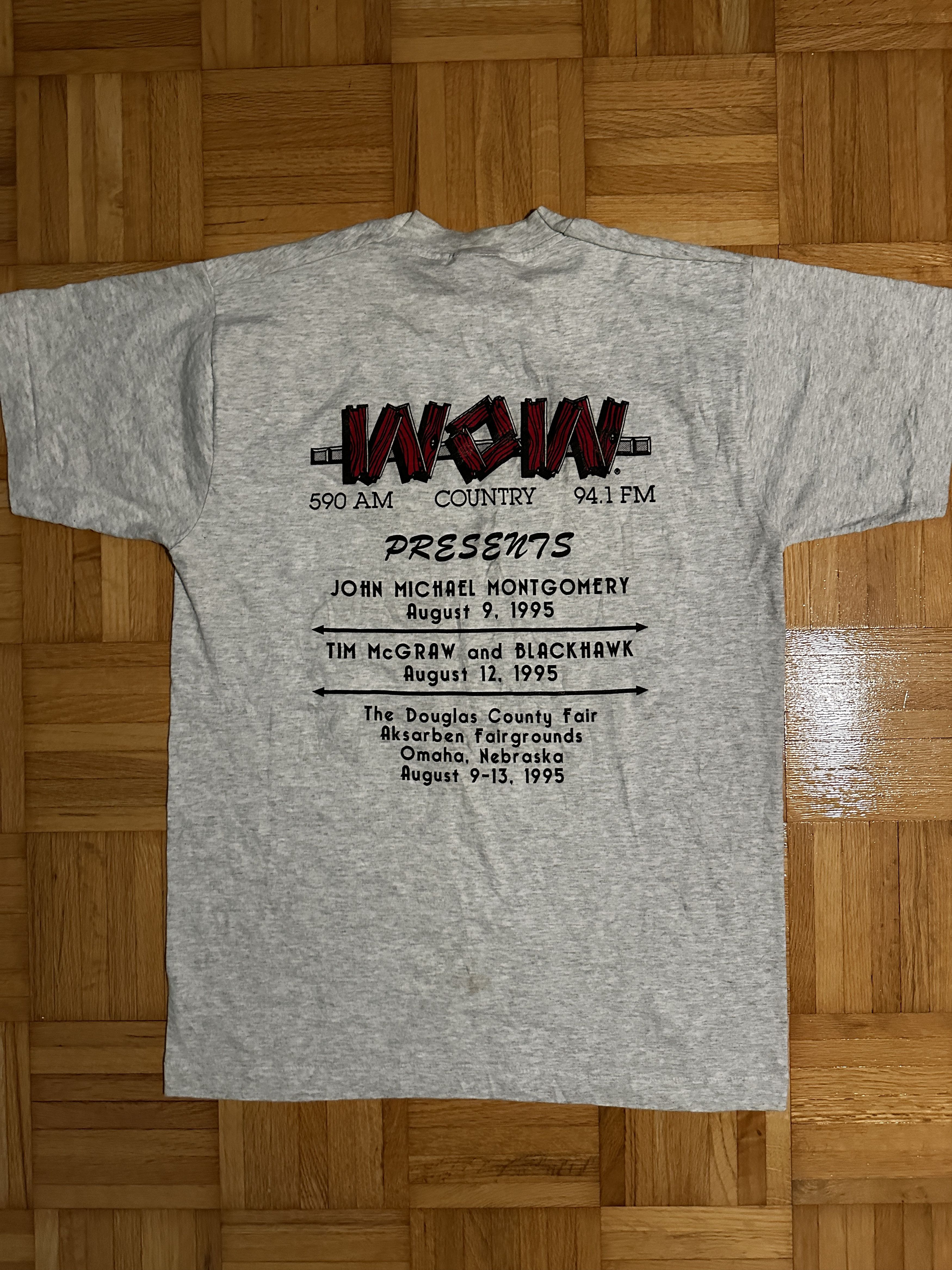 Vintage Vintage 1995 WOW 590 AM Country Staff T-Shirt Medium Size US M / EU 48-50 / 2 - 1 Thumbnail