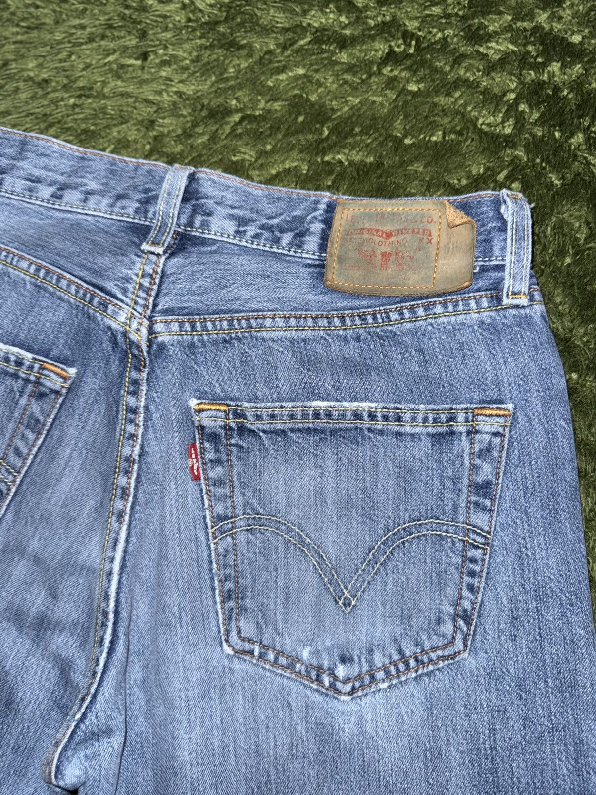 Levi's [W31/L34] Levis 501 Europe Repaired Vintage Wash Denim Pants Size US 31 - 9 Thumbnail