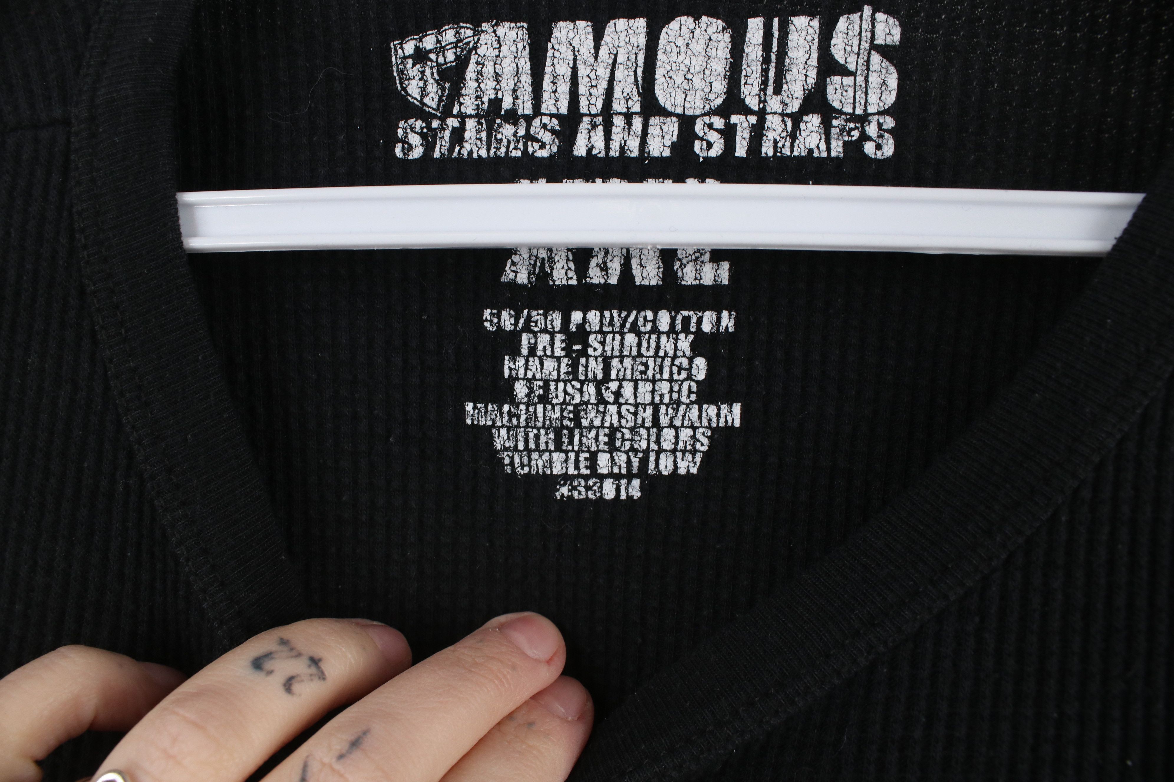 Famous Stars And Straps × Vintage Vintage Famous Stars & Straps Knit Long Sleeve T-Shirt Size US XXL / EU 58 / 5 - 6 Thumbnail