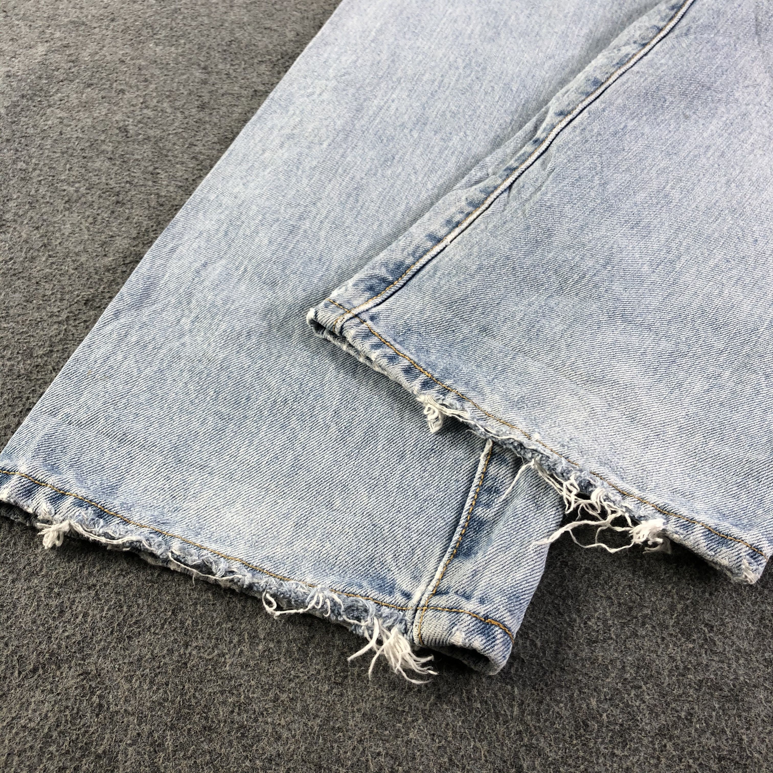 Levi's Vintage 90s Blue Wash Levis 501 Jeans-J3005 Size US 34 / EU 50 - 6 Thumbnail